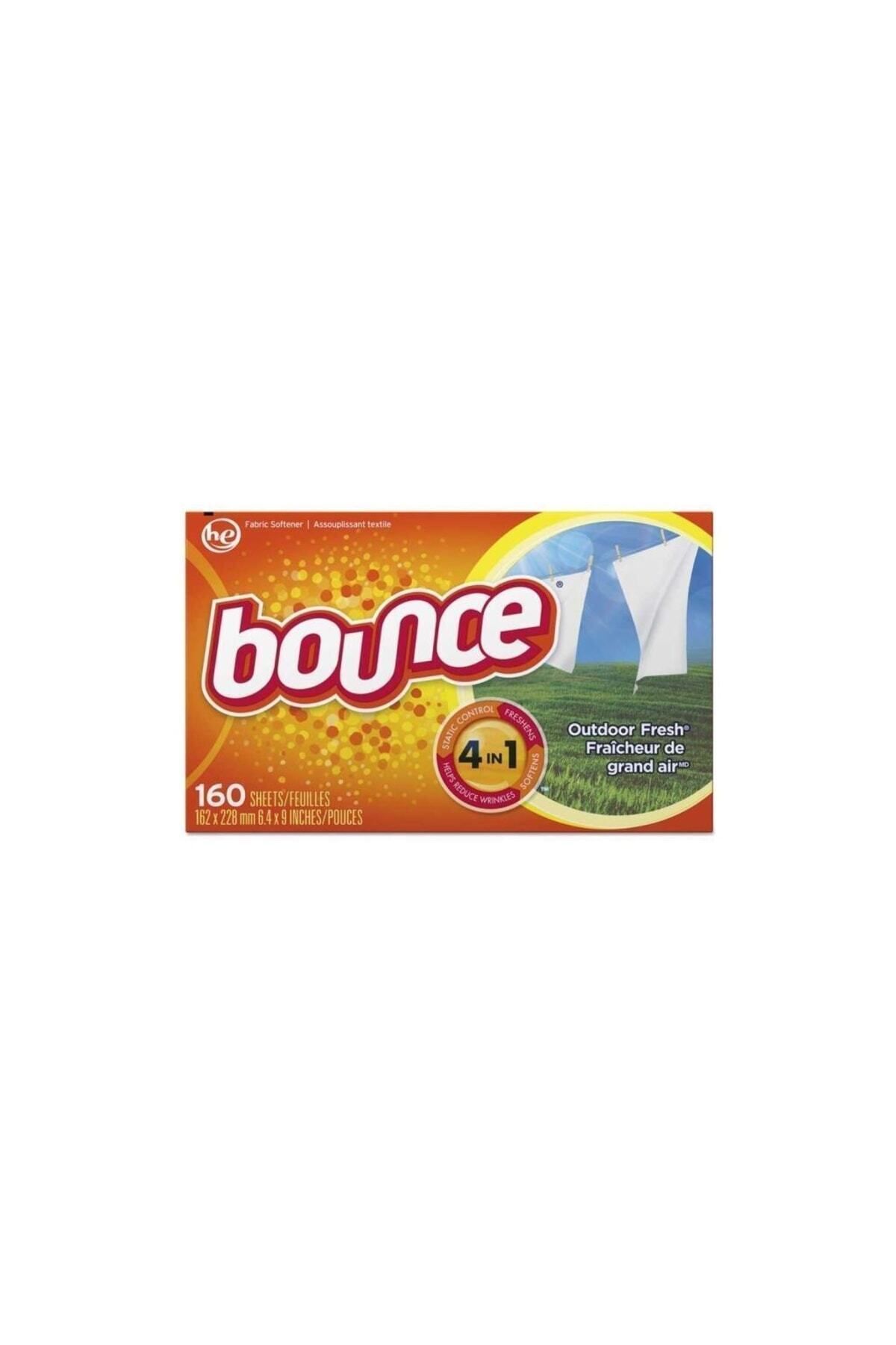 BOUNCE Outdoor Fresh Yumuşatıcı Mendil 160 Kullanımlık