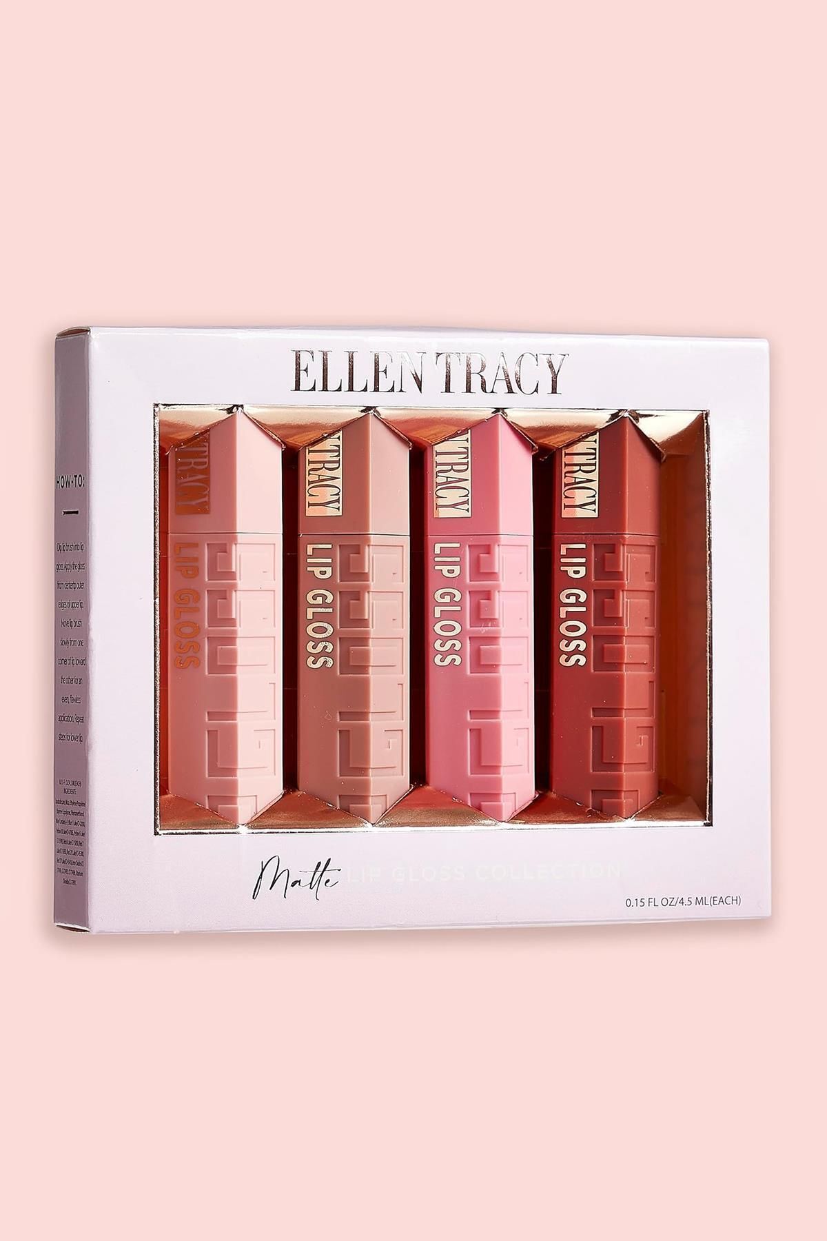 Ellen Tracy-4 Matte Lip Gloss and Lip Gloss Types Pack 2