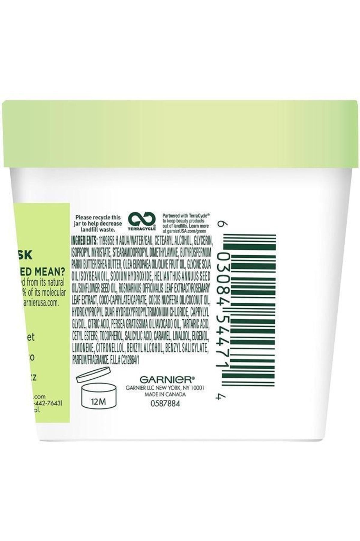 Garnier ماسک موی ضد تورم با عصاره آووکادو 100 میلی لیتر