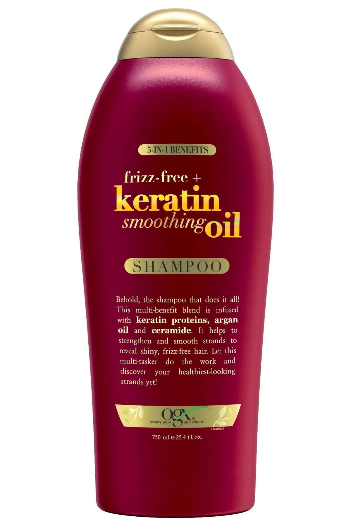OGX-750ML Keratin Anti-Frizz Shampoo 1