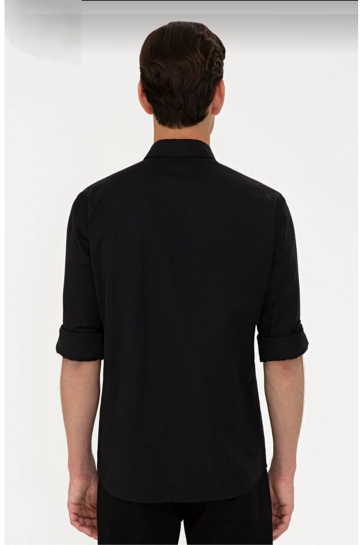پیراهن مردانه مشکی یو اس پولو | G081GL004.000.1269707 اورجینال - تصویر 3