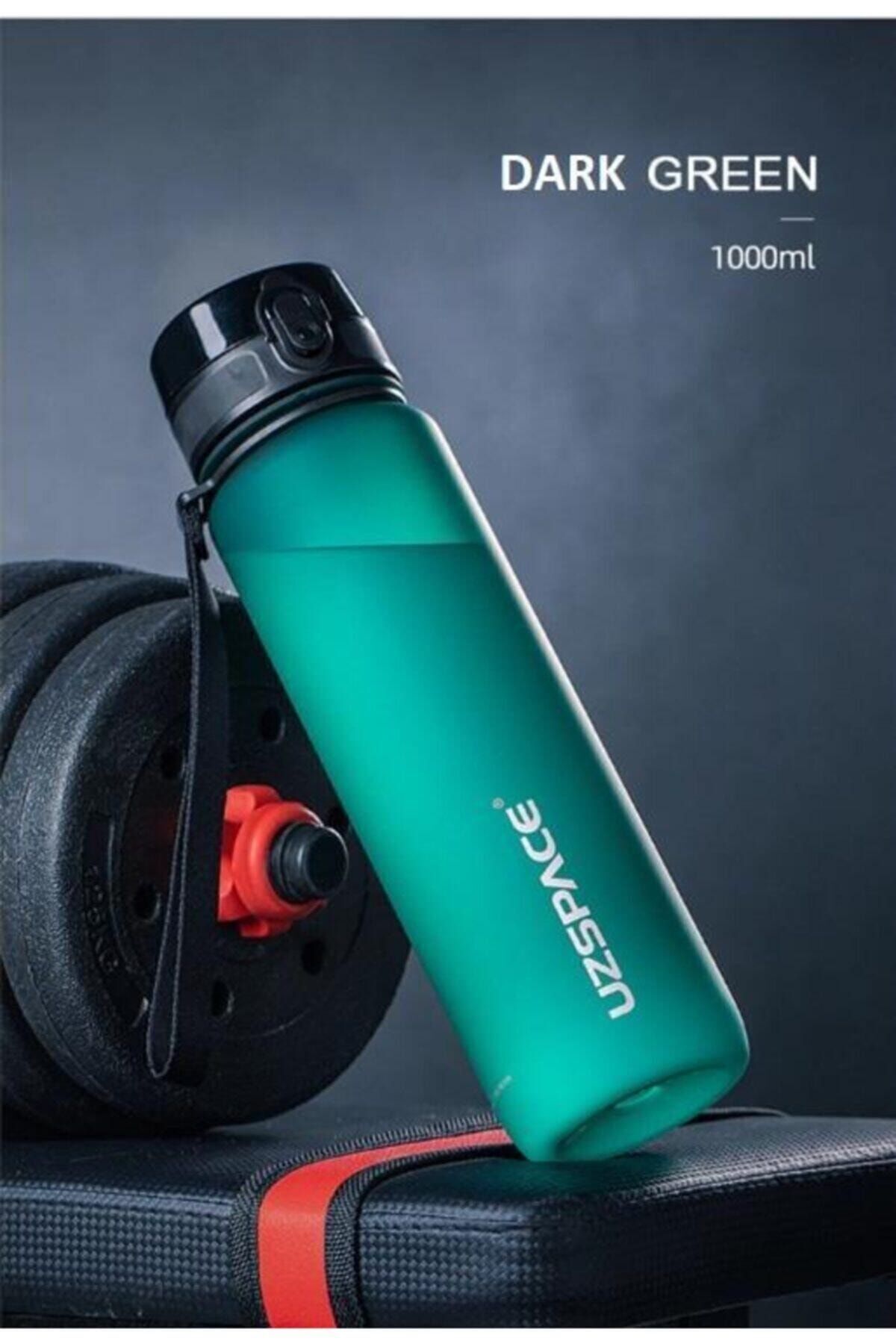 قمقمه کمپ سبز Tritan تیره Green Breakless Water Cat 3038 1000ml آب Uzspace