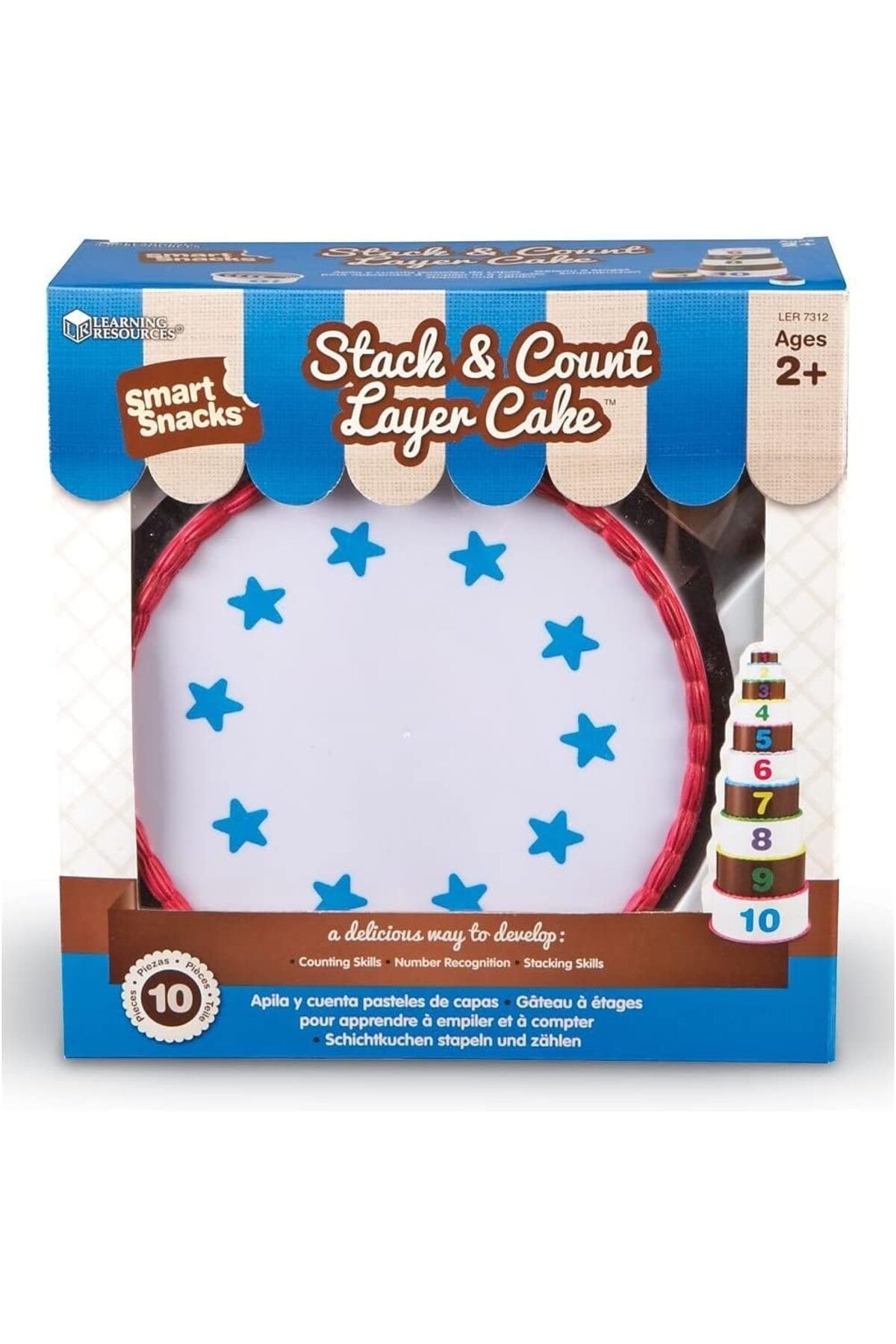 Learning Resources-LR-SMART SNACKS® STACK & COUNT LAYER CAKE™ 3