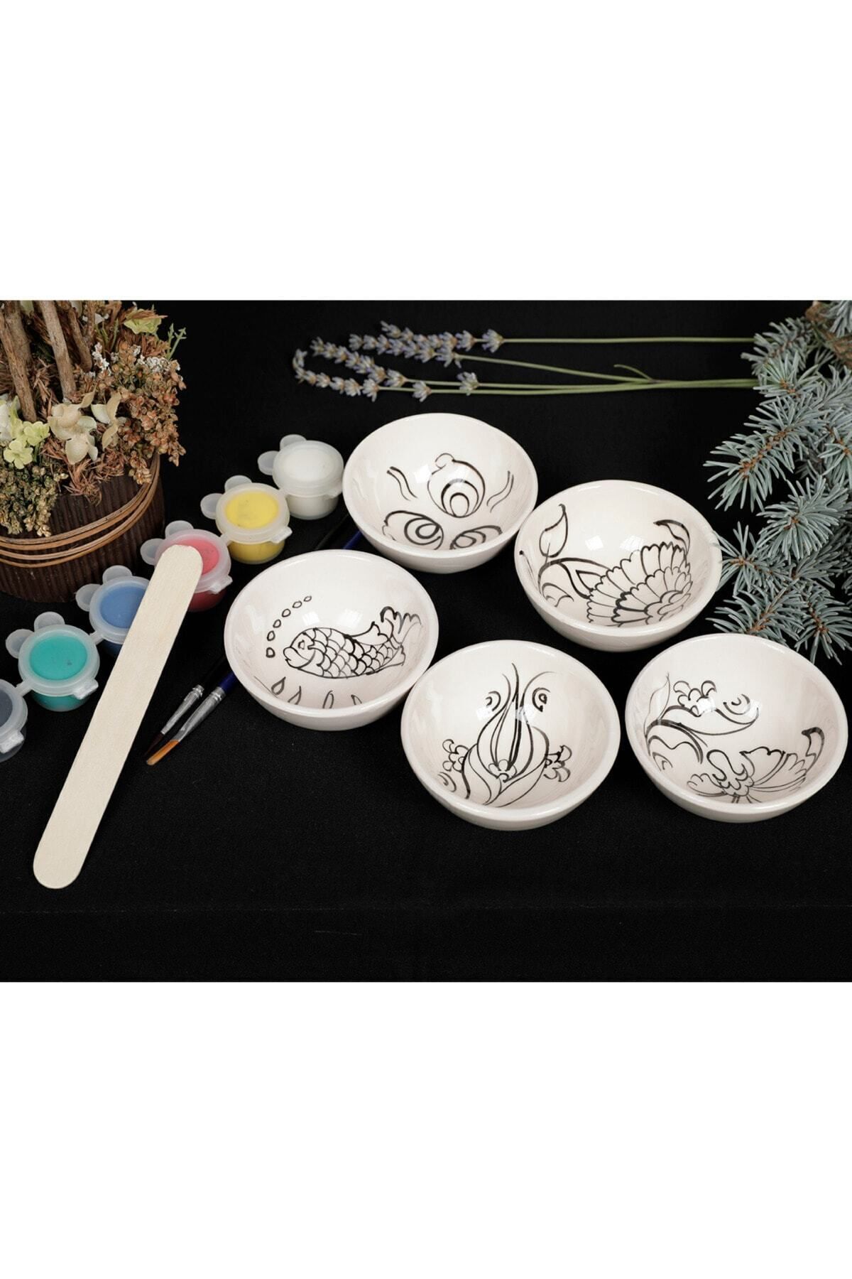 sharpart sharp&art KASELER ÇİNİ BOYAMA VE SANATSAL EL İŞLEMELERİ HOBİ SETİ