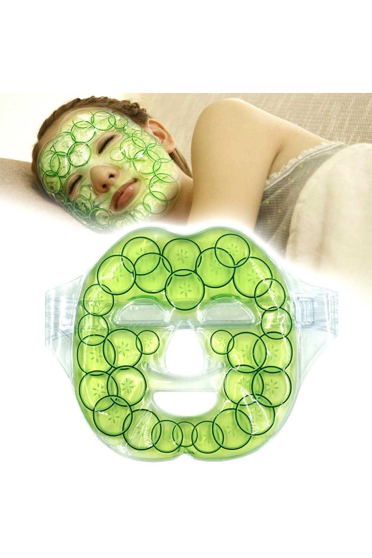 Mbois Jel Buz Paketi Canlandırıcı Soğutma Yüz Maskesi Baş Ağrısı Yastık Rahatlatıcı Kozmetik Maske