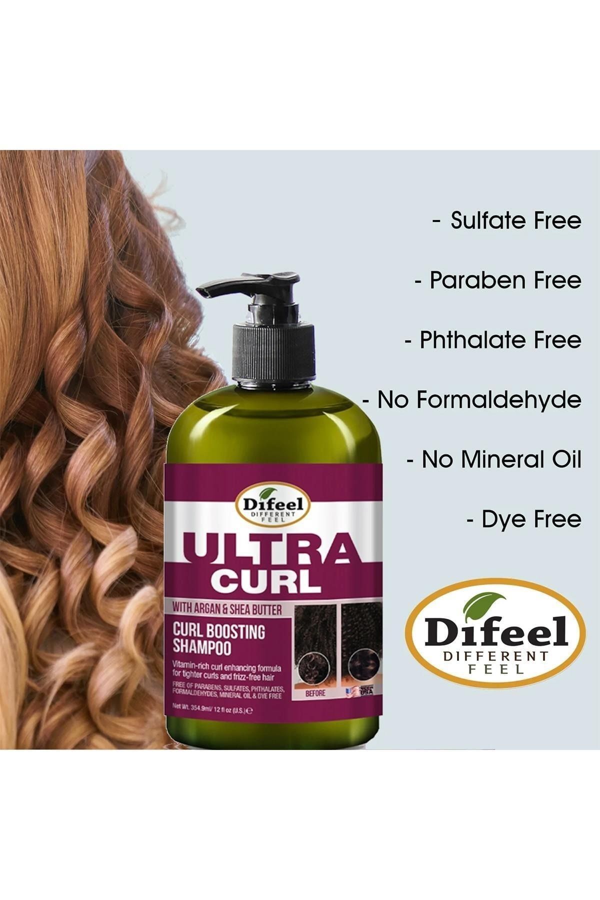 Difeel-Ultra Curl Curl - 354.9ml Lightening Shampoo 5