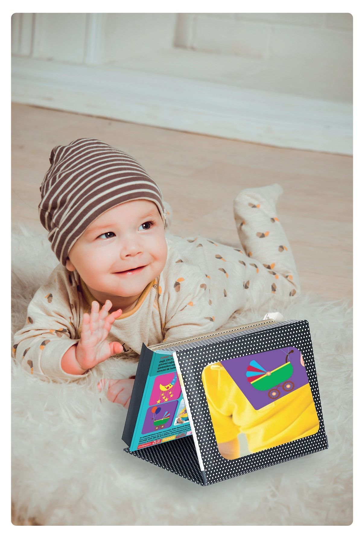 اولین کارتهای هوشمندانه نوزاد من - کارتهای فلیش و کارتهای آموزشی آیینهای برای بازی روی شکم