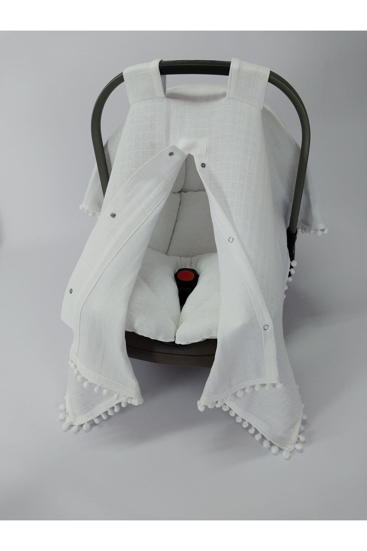 besikci bekir Müslin Kumaş Puset Örtüsü Puset Minderi 2'li Set