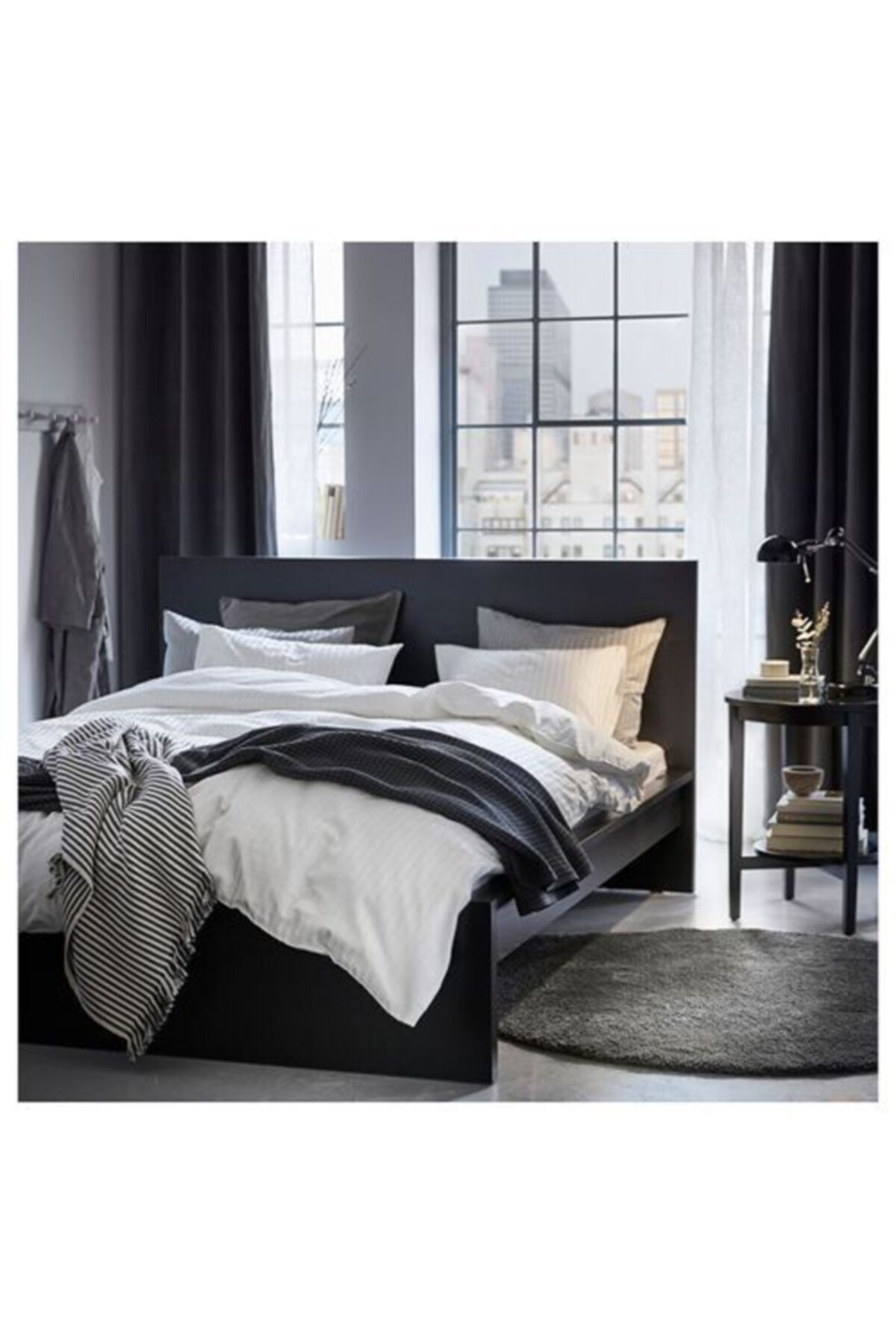 IKEA-Set pilota dubla, Meridyendukkan cu dungi albe 240x220/50x60 Cm-bumbac-fara cearceaf 6