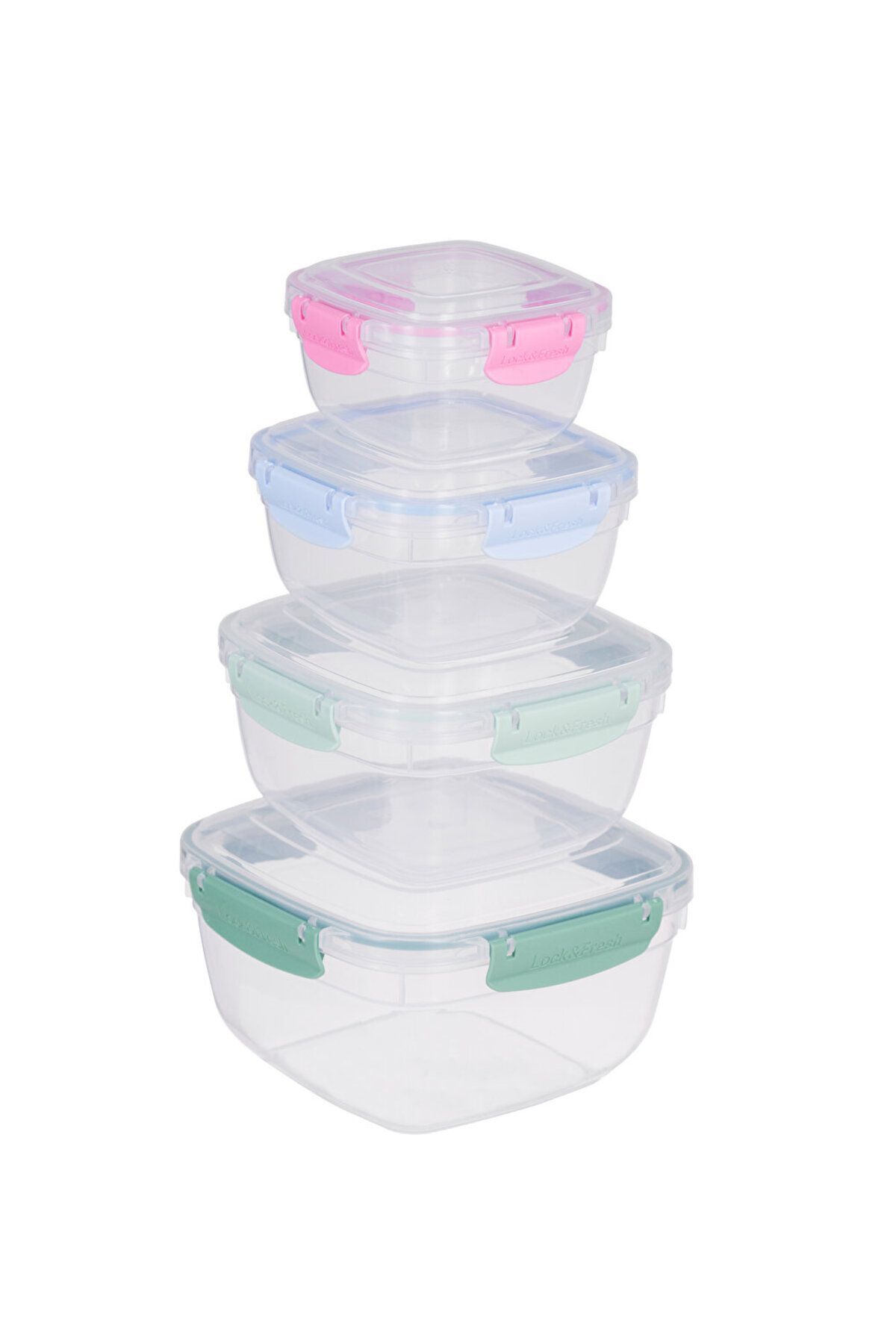 LC Waikiki-LCW HOME Storage Container with Lid Set of 4 4