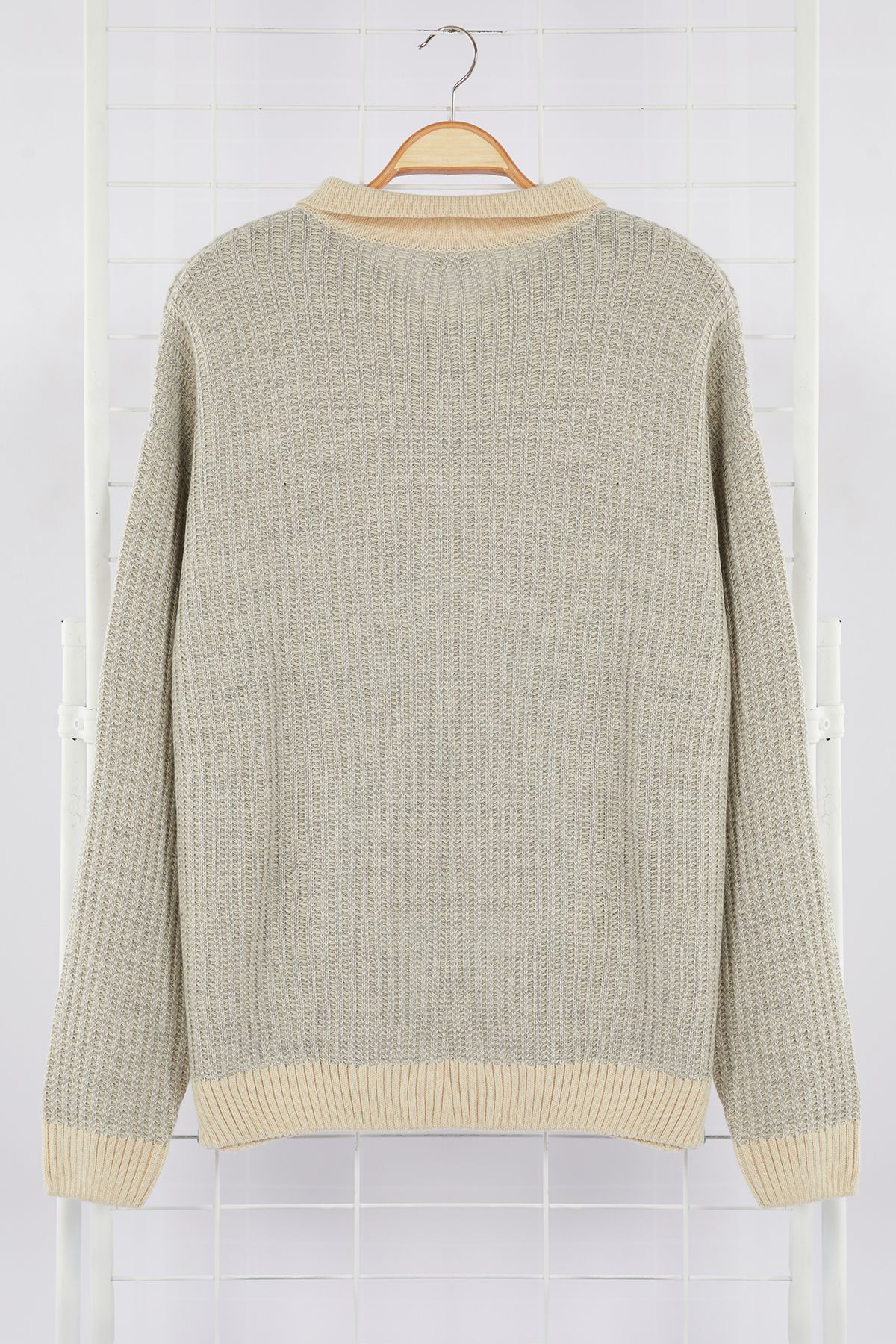 trendyol-man-mens-beige-strukturiert-long-reg