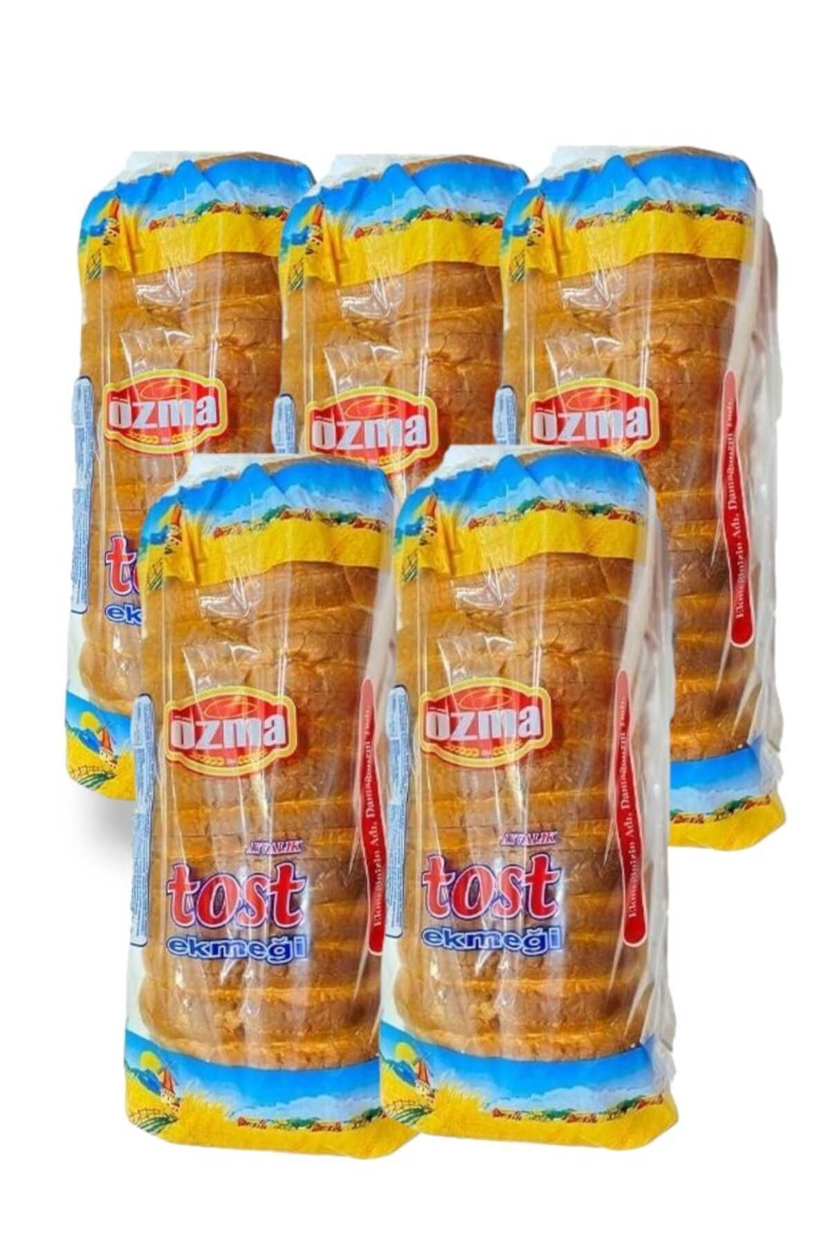 özma Ayvalik Tost Ekmeği DİLİMSİZ 1000 gr 5 Li Paket