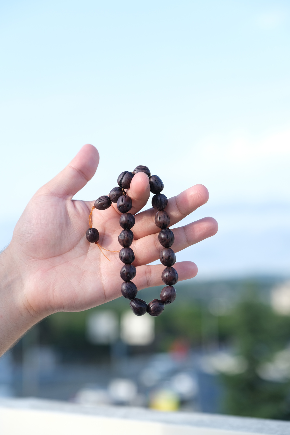 Men's Gift Efe Size Fragrant Marijuana Rosary Brown Father's Day