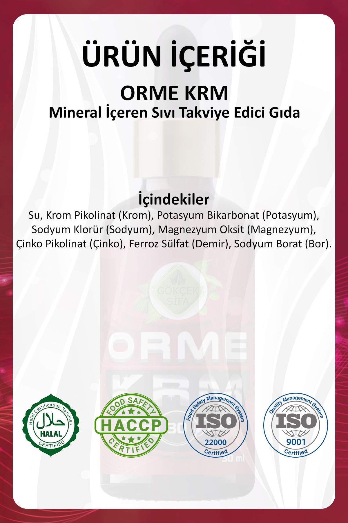 Gökçek Şifa-Ormus KRM - 30 ml.X 2 Conveyer Package 3