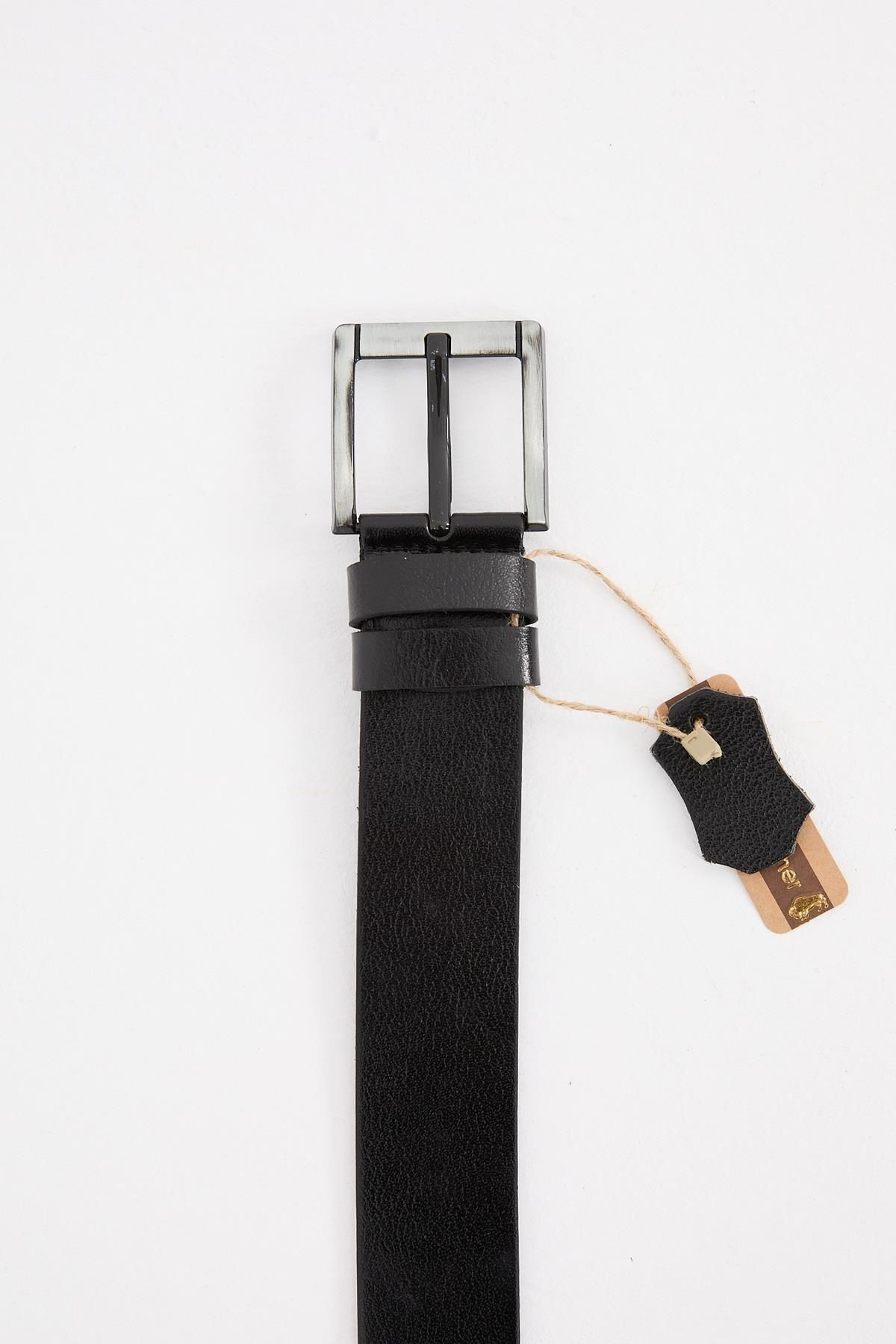 کمربند مردانه مشکی ENZİM JEANS | TYCNRAE3YN170713729221883 اورجینال - تصویر 6