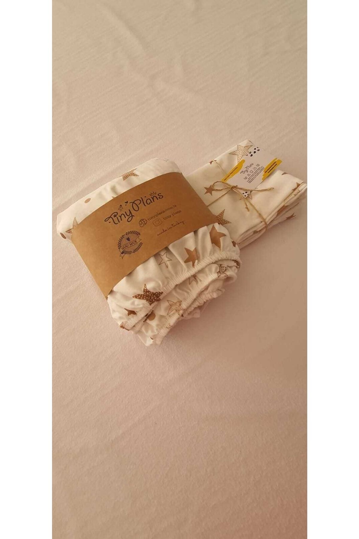 tiny plans Lastikli Bebek Çarşaf - Yastık Kılıfı Takımı 70x110 Cm fotoğrafı 5 (önizleme)