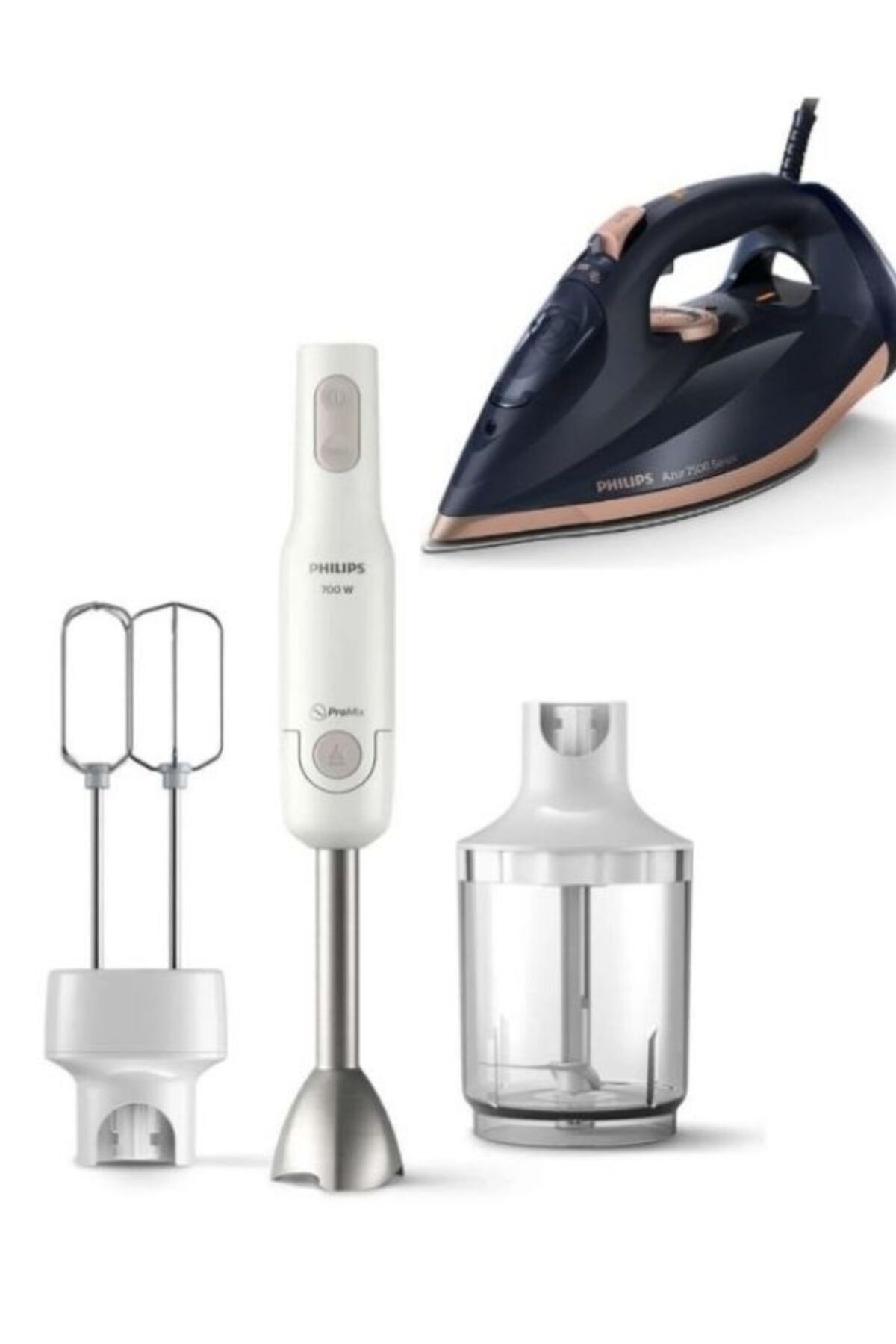 DST7510/80 Buharlı Ütü ve HR2546/00 ProMix El Blenderi Seti