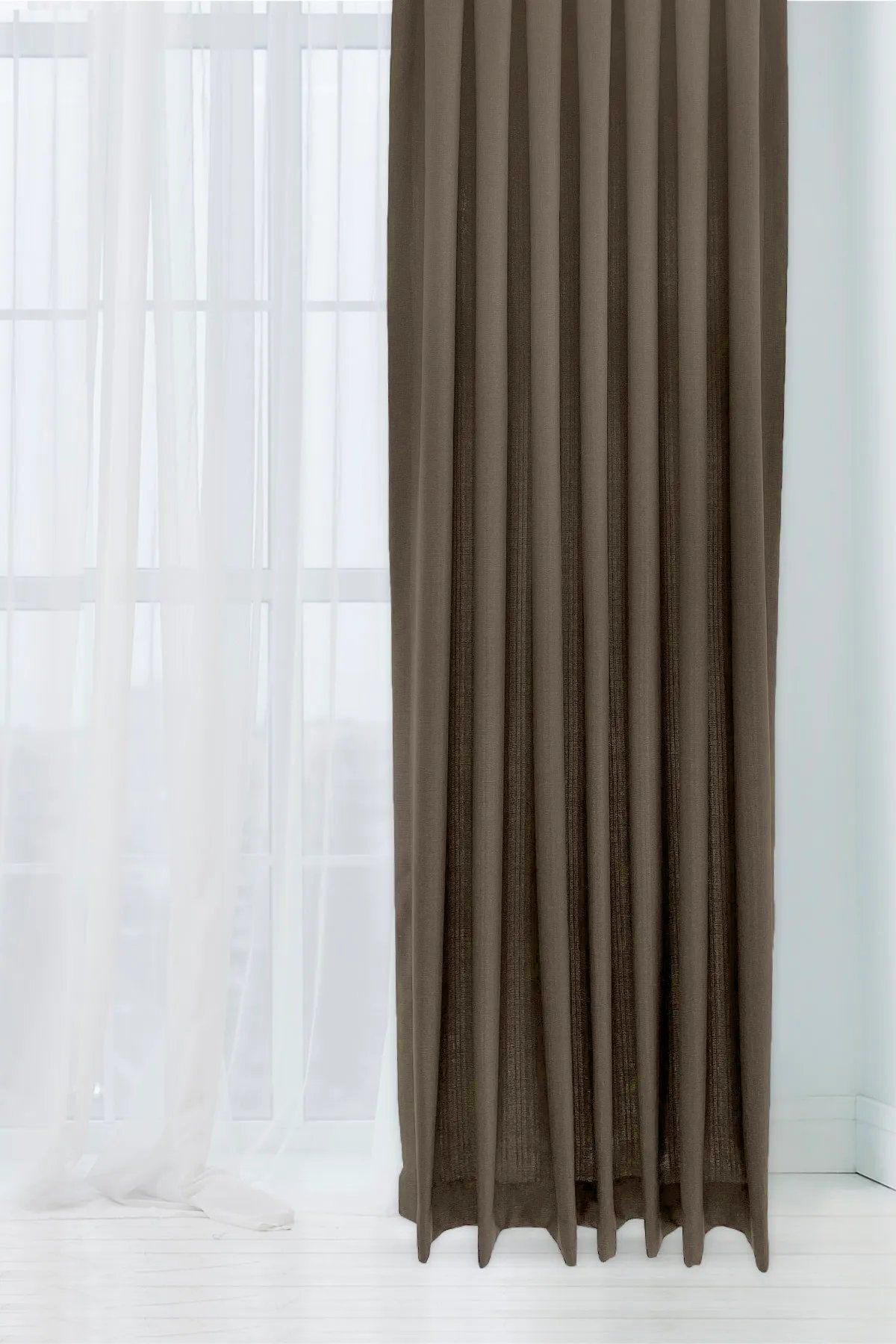 Emes-Luxury Linen Curtain - Background Color, Quality and Comfortable Design 2
