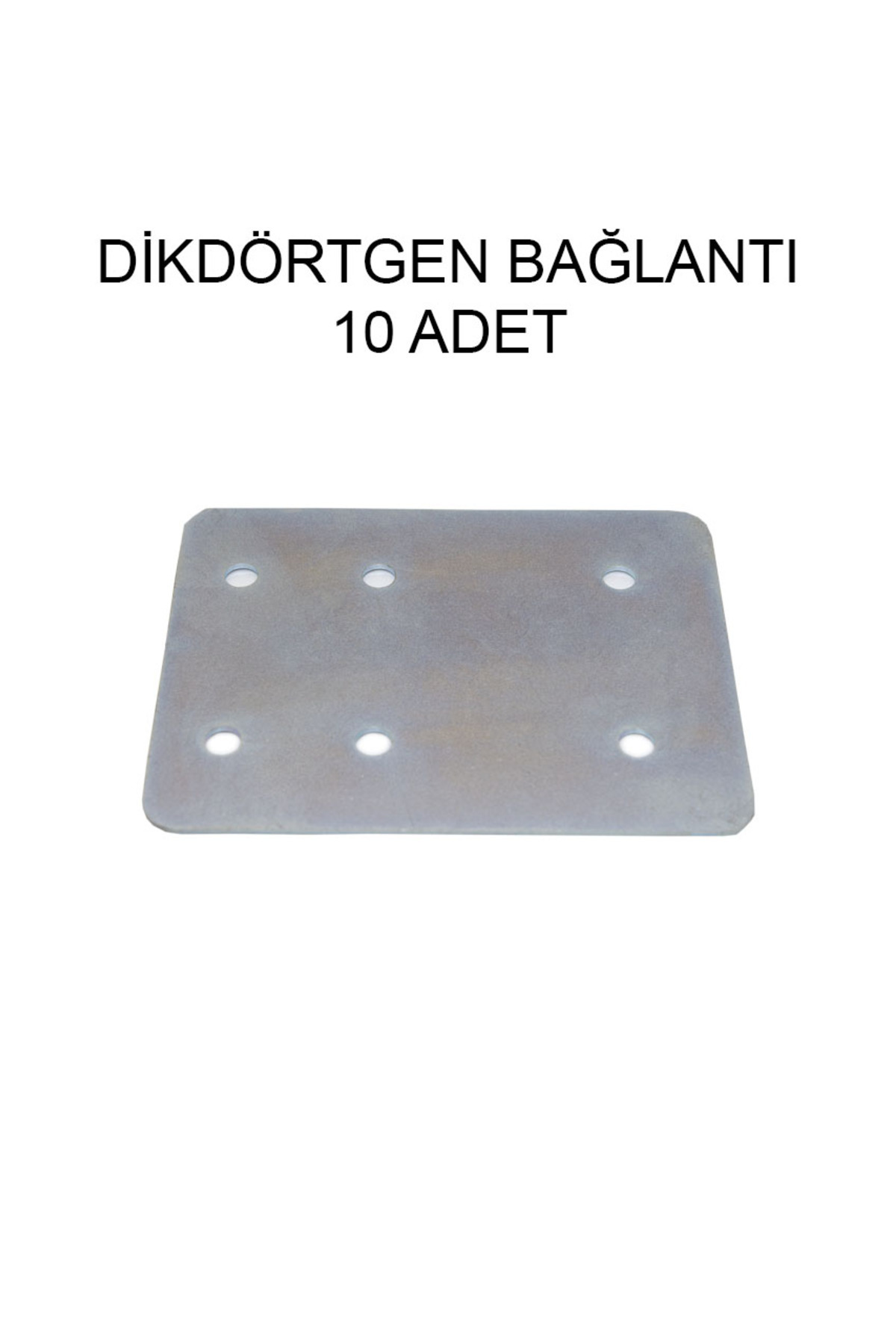 DYE HOUSE Mobilya Eşya Dolap Sabitleyici Bağlantı Dikdörtgen Demir Gönye Deprem Güvenliği 60x80x1,1 Mm 10 Adet