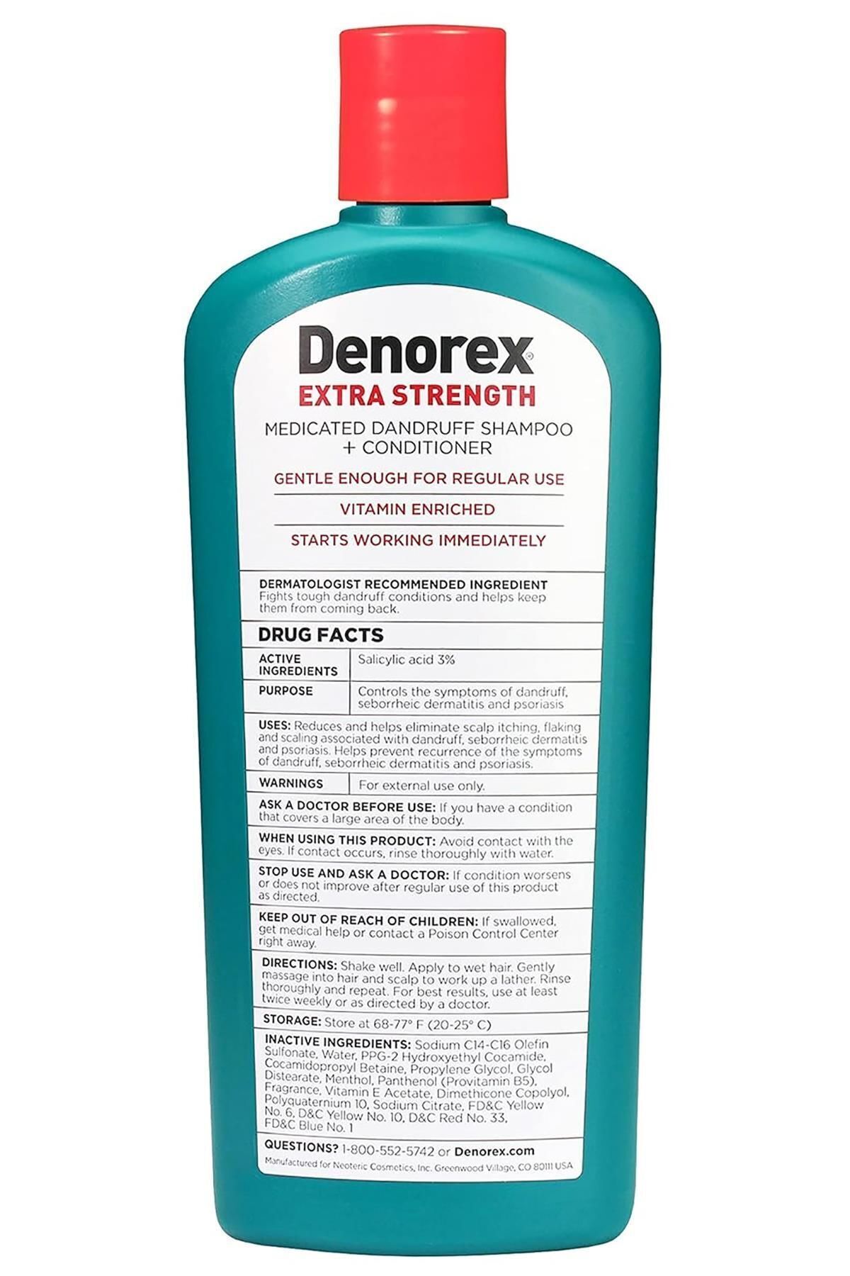 Denorex-Dandruf Shampoo and Conditioner - 296ML 2