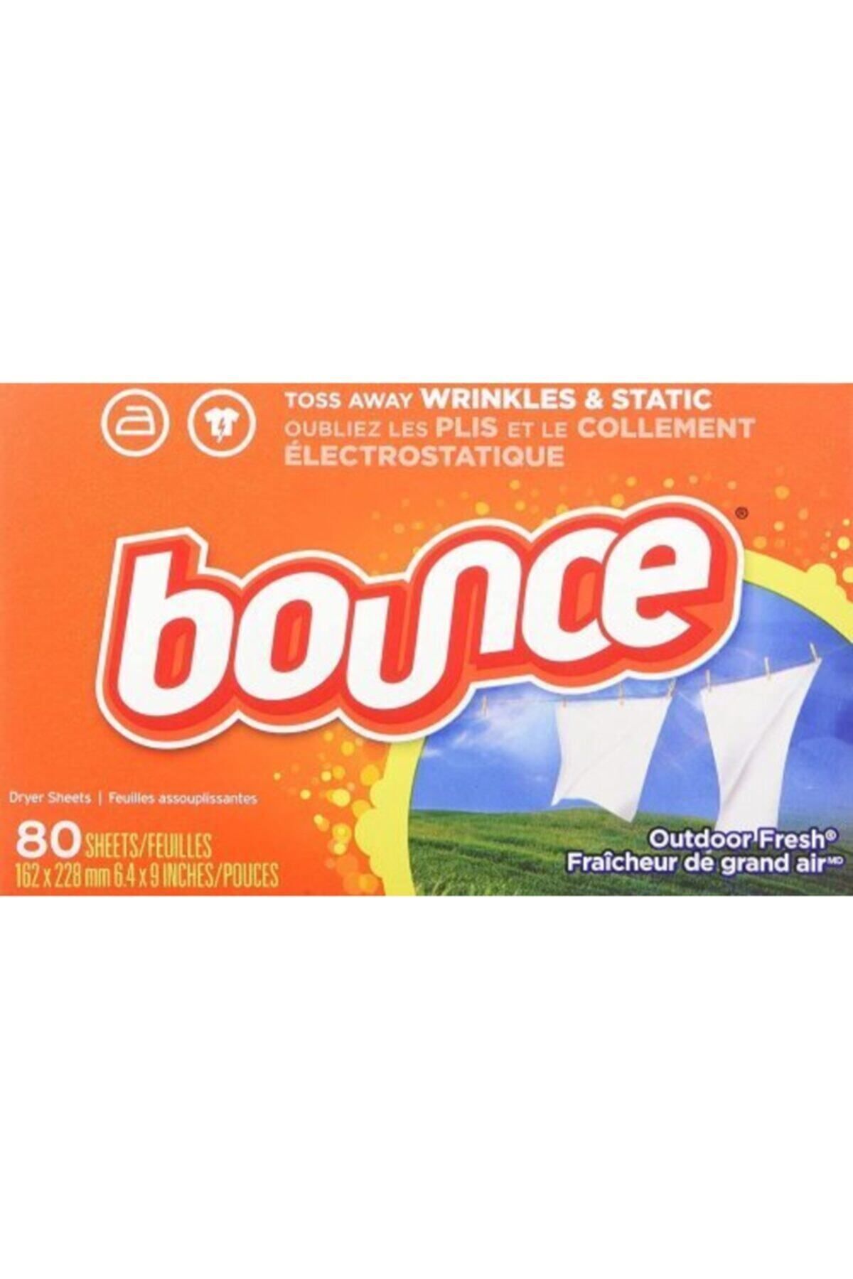 BOUNCE Outdoor Fresh Yumuşatıcı Mendil 80 Kullanımlık