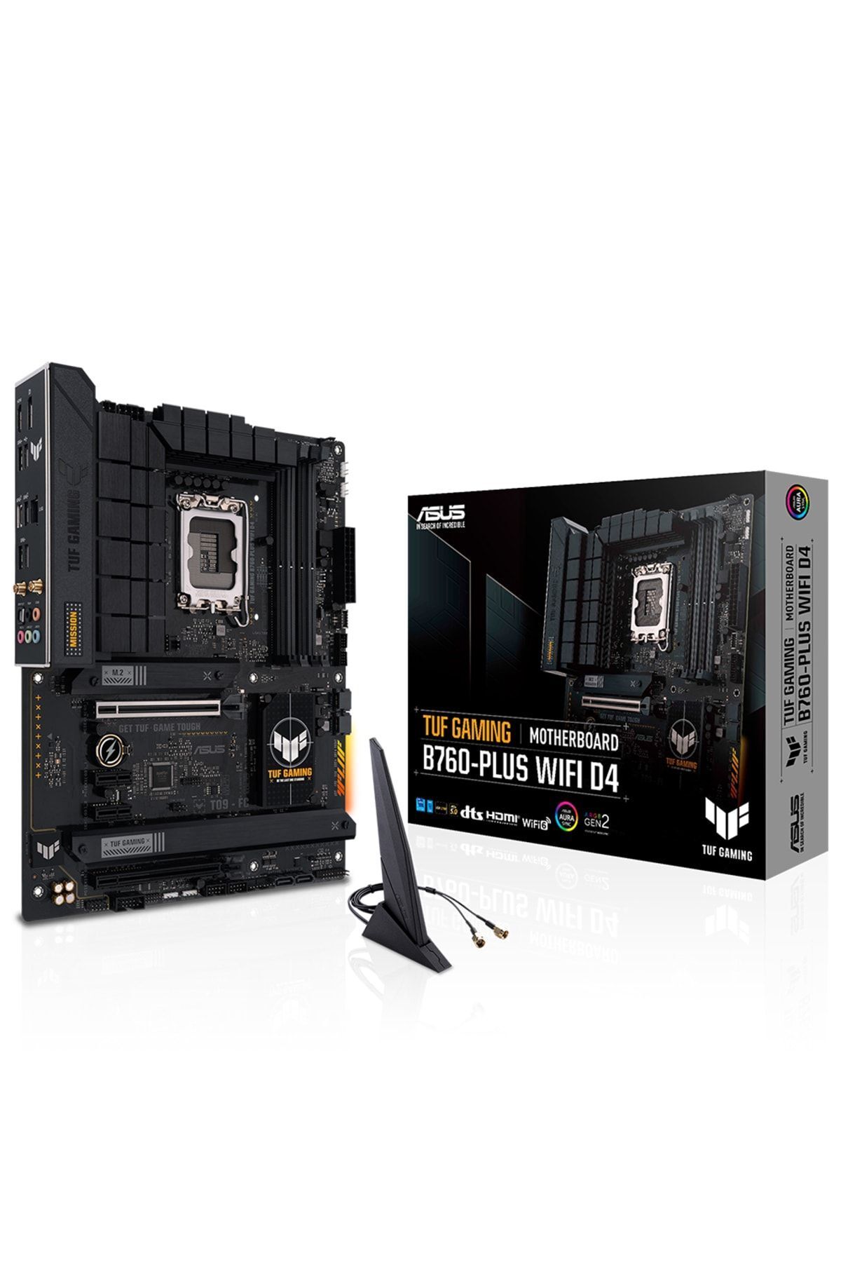ASUS-Tuf Gaming B760 Plus WiFi D4 Intel B760 Socket 1700 5333mhz DDR4 3xm.2 ATX Motherboard 1