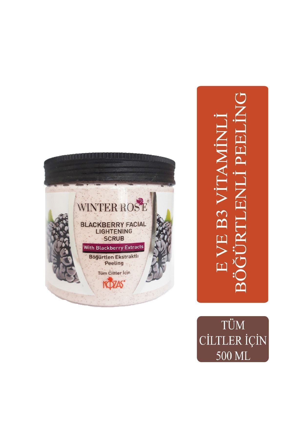 WINTER ROSE Böğürtlen Extraktlı Tüm Ciltler Için Peeling 500 Gr — Böğürtlenpeeling