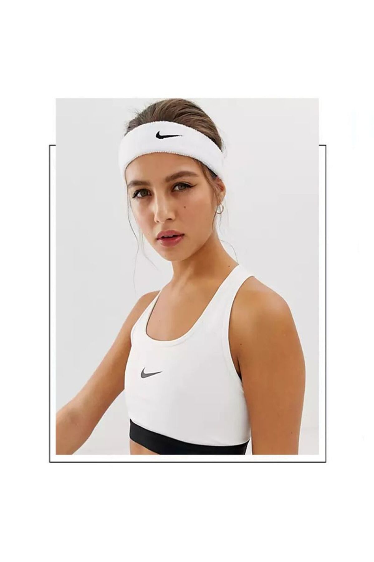 هدبند حوله‌ای Swoosh مدل NNN27101-101 نایکی تل مو Nike
