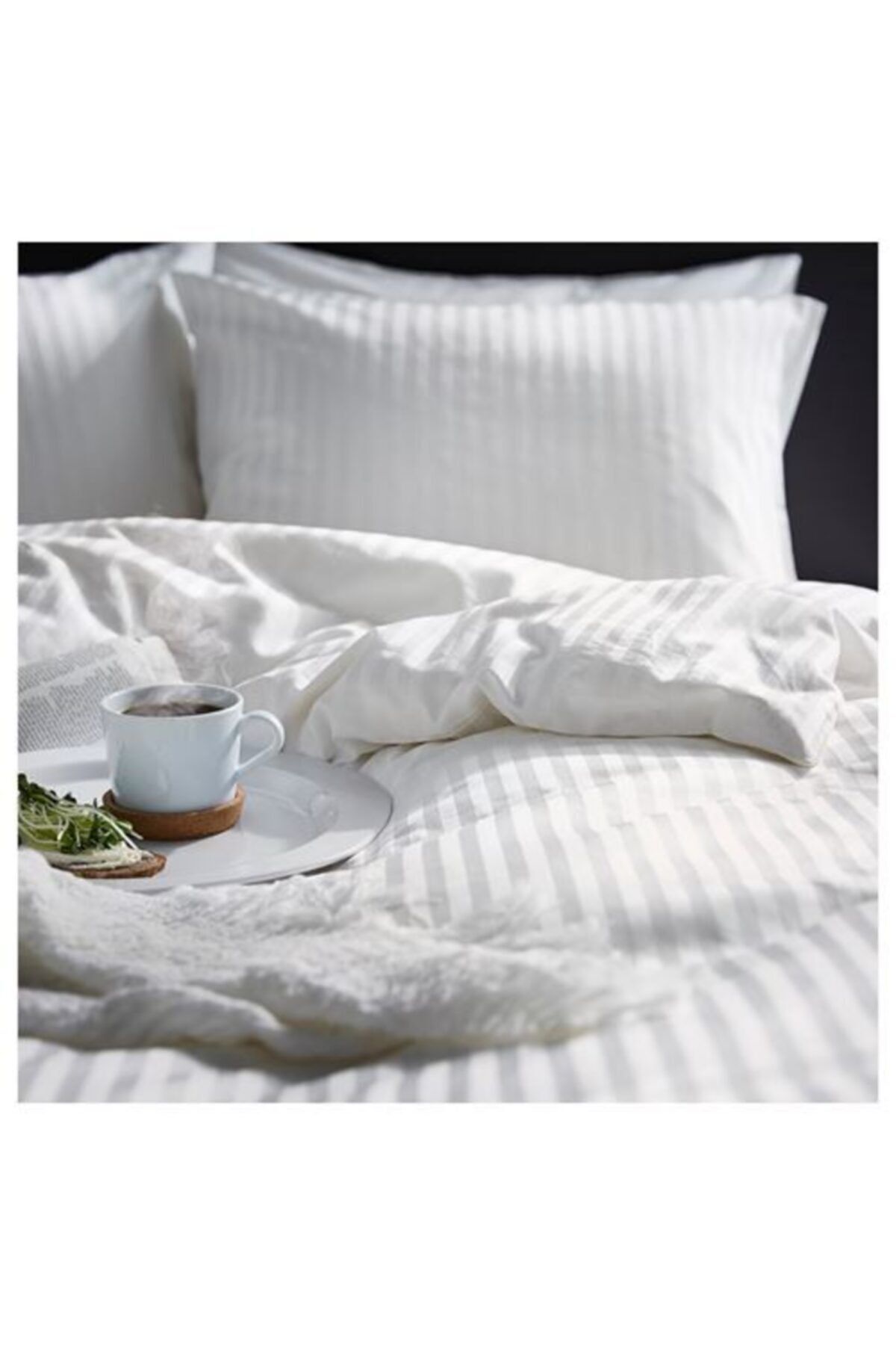 IKEA-Set pilota dubla, Meridyendukkan cu dungi albe 240x220/50x60 Cm-bumbac-fara cearceaf 7