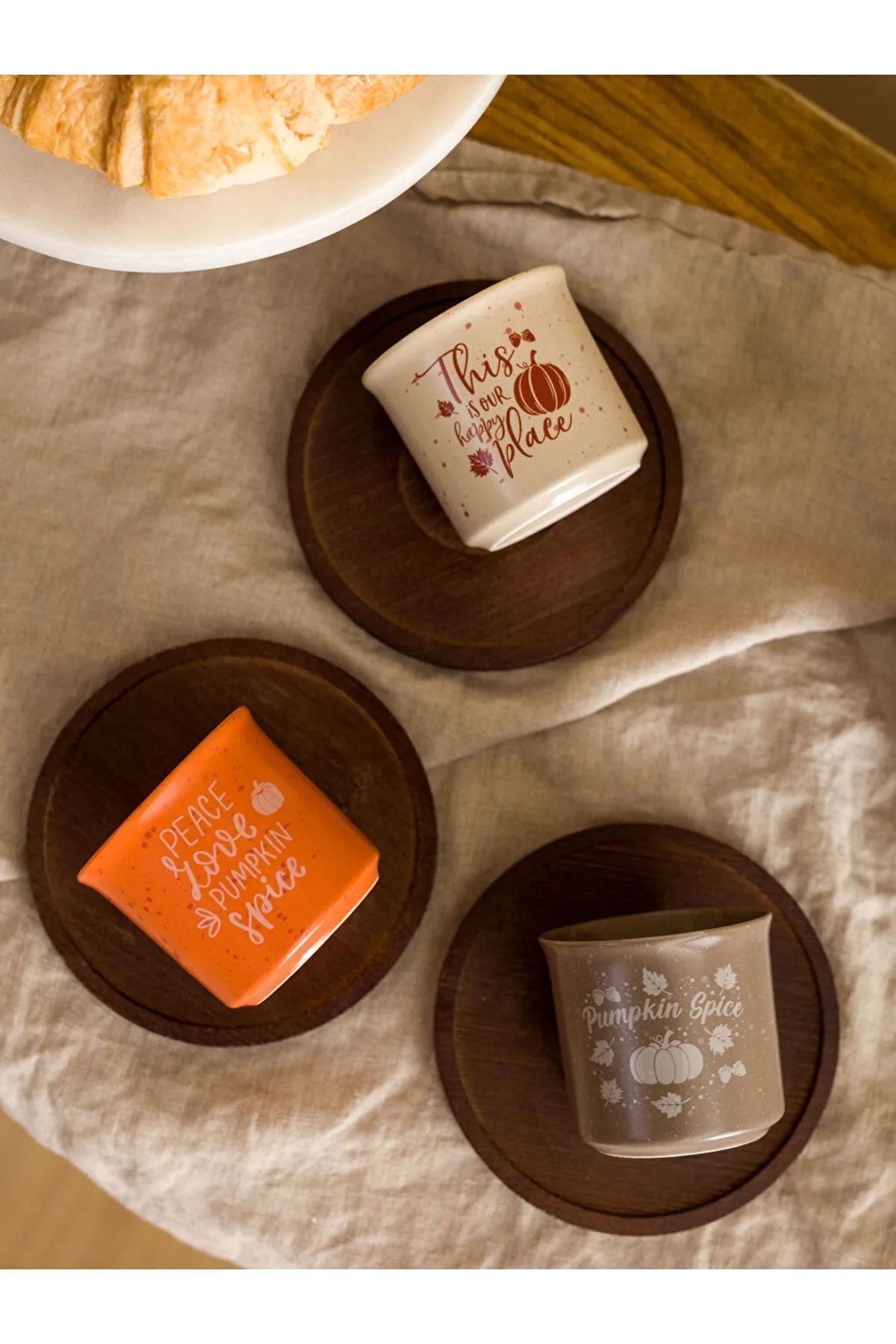 LC Waikiki-LCW HOME 90 Ml Coffee Cup Set - Printed Set for 3 People 4