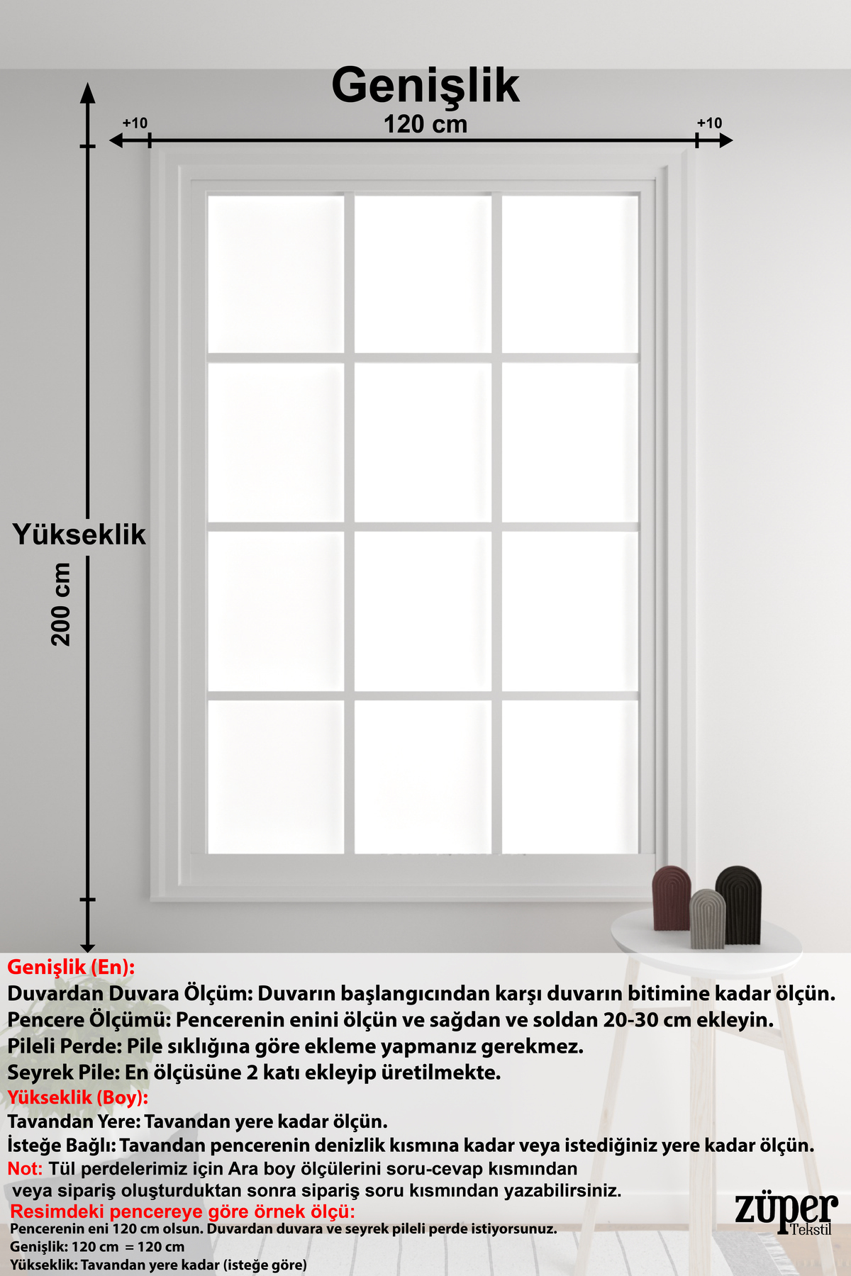 ZÜPER TEKSTİL Tül Perde Sık Pile (1x3) Bebek Odası Çocuk Odası Gökkuşağı Renkleri Desenli Perde fotoğrafı 4 (önizleme)