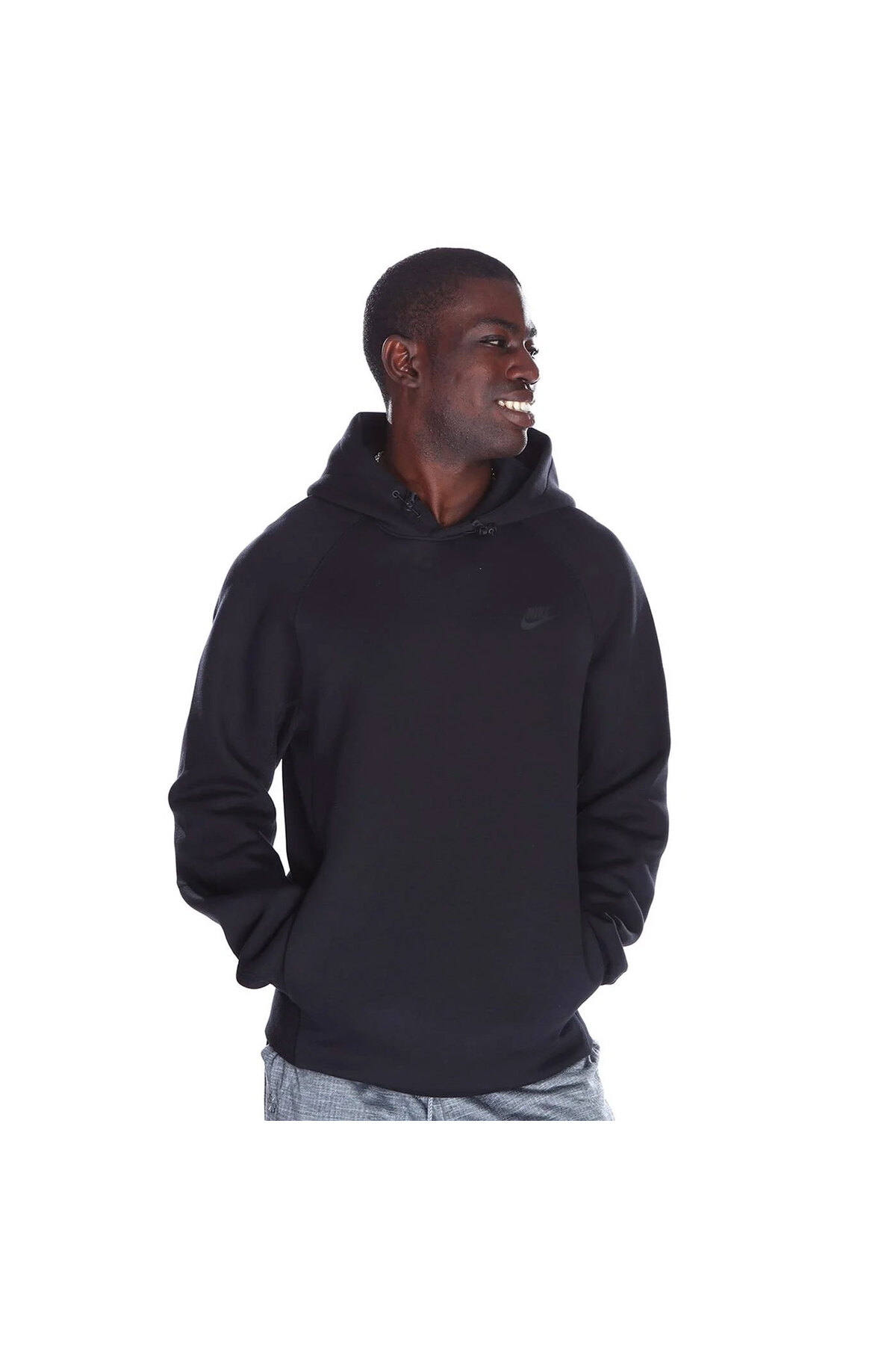 سویشرت مردانه مشکی Tech Fleece مدل FB8016-010 نایکی سویشرت اسپرت Nike