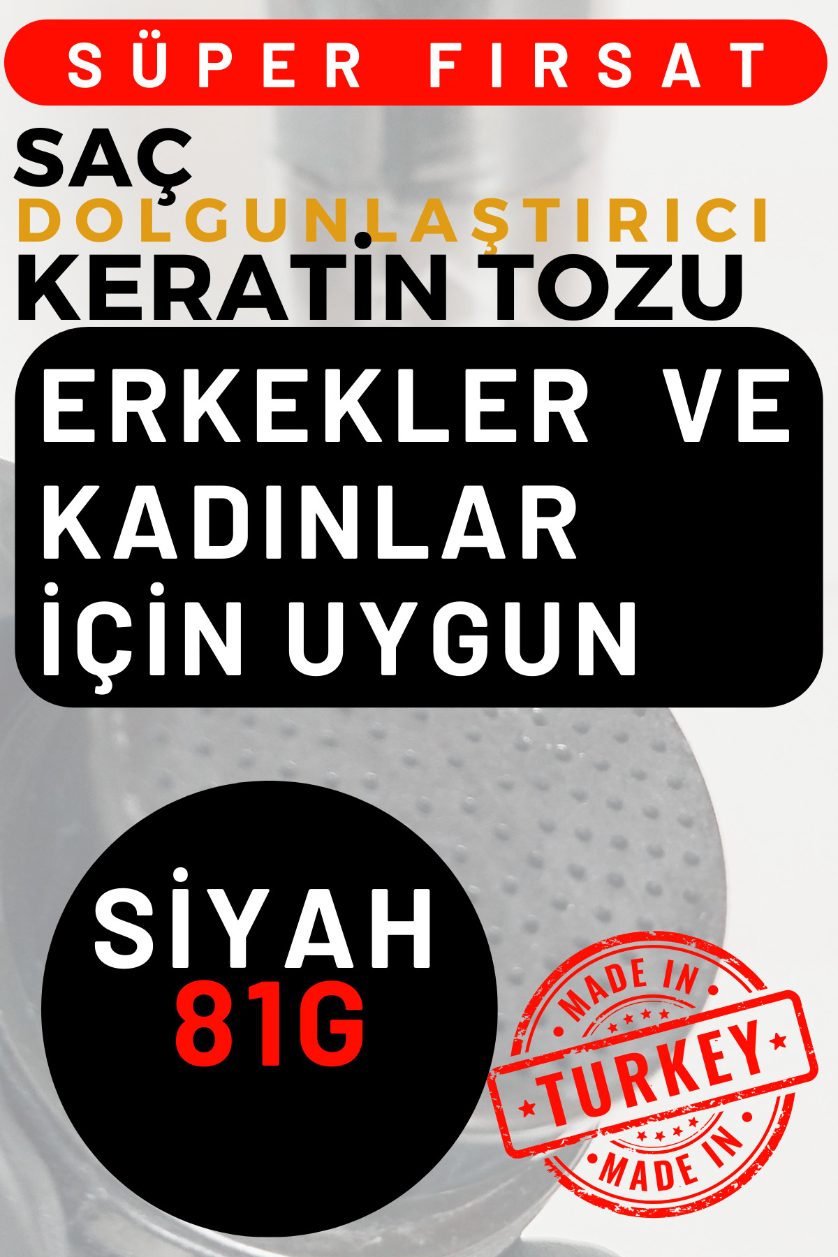 81GR SİYAH Saç Dolgunlaştırıcı Keratin Fibers, Topik Saç Tozu, Saç Kapatıcı, Saç Fiber, Berber — مشکی A_04 — تصویر 8 از 8