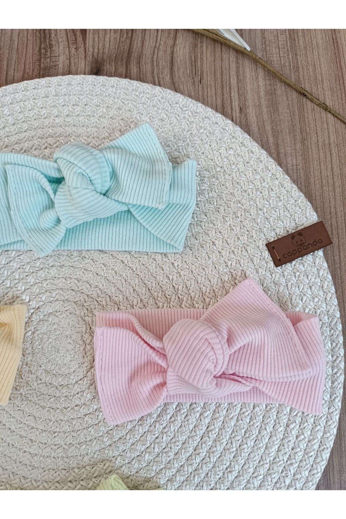 Bebella-Baby Girl Child Set of 4 100% Cotton Bow Bandana - Hair Bandana Gift 4