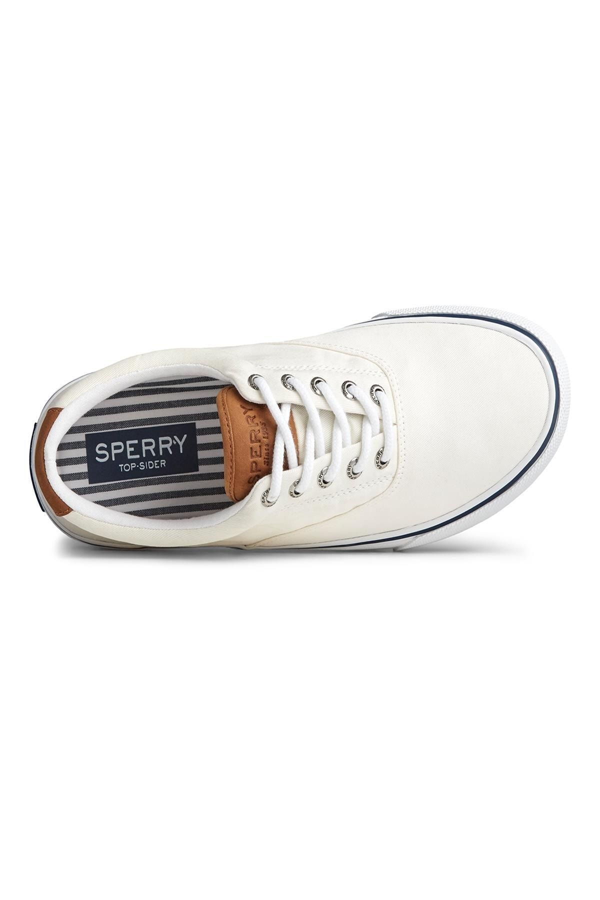SPERRY-Striper II Cvo Ανδρικά Casual Παπούτσια Λευκά 5