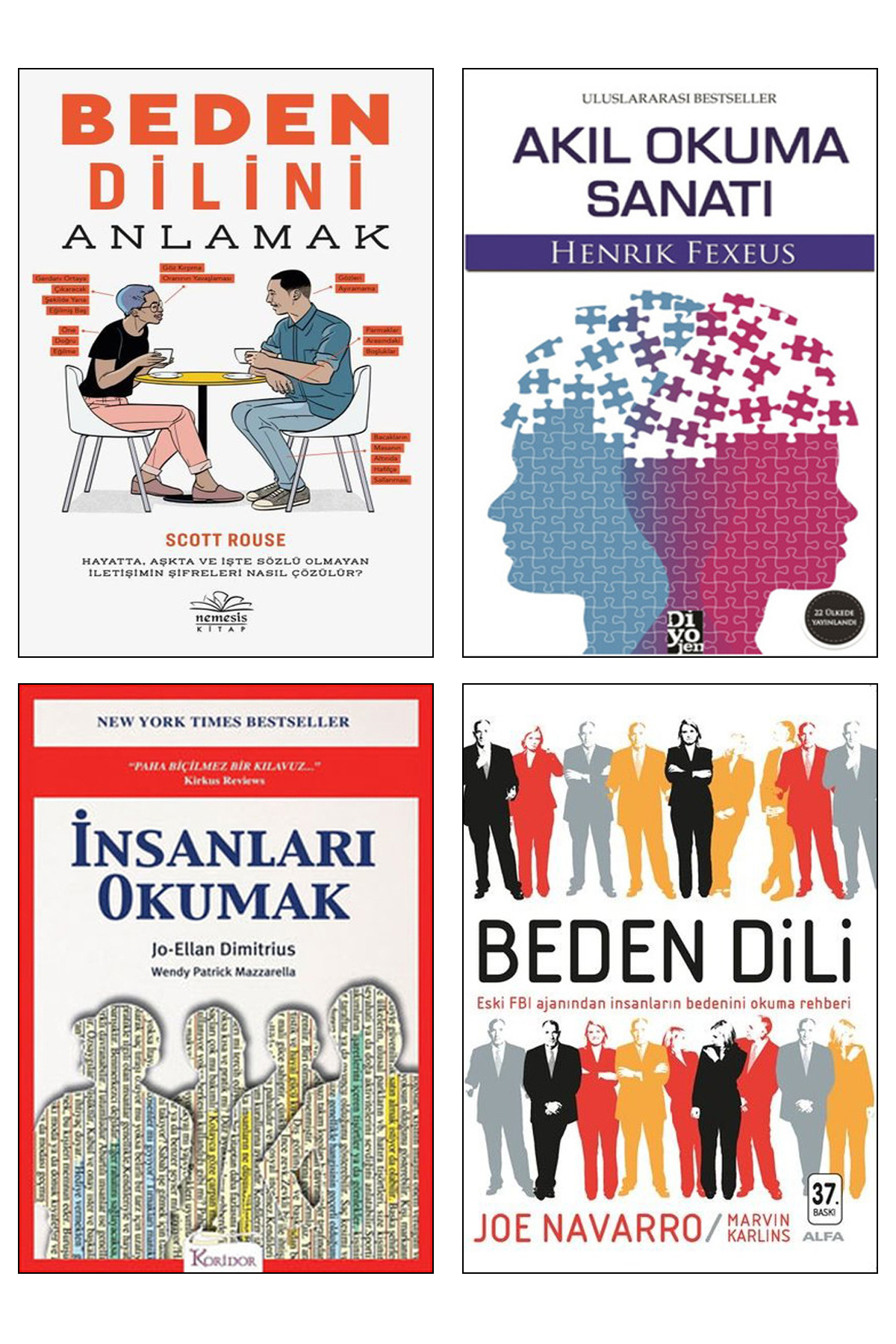 Nemesis Kitap Beden Dilini Anlamak Scott Rouse + Akıl Okuma Sanatı