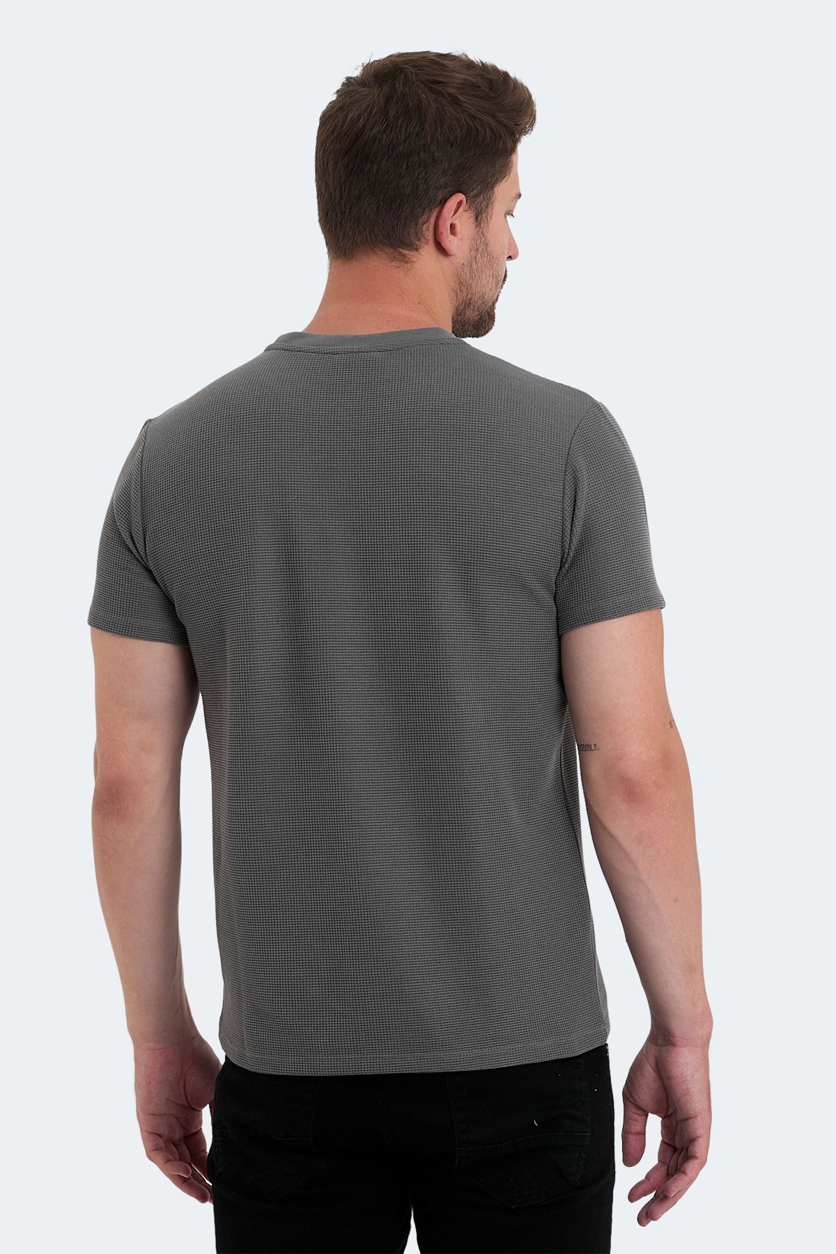 تی شرت مردانه VELVEL خاکستری تیره Slazenger