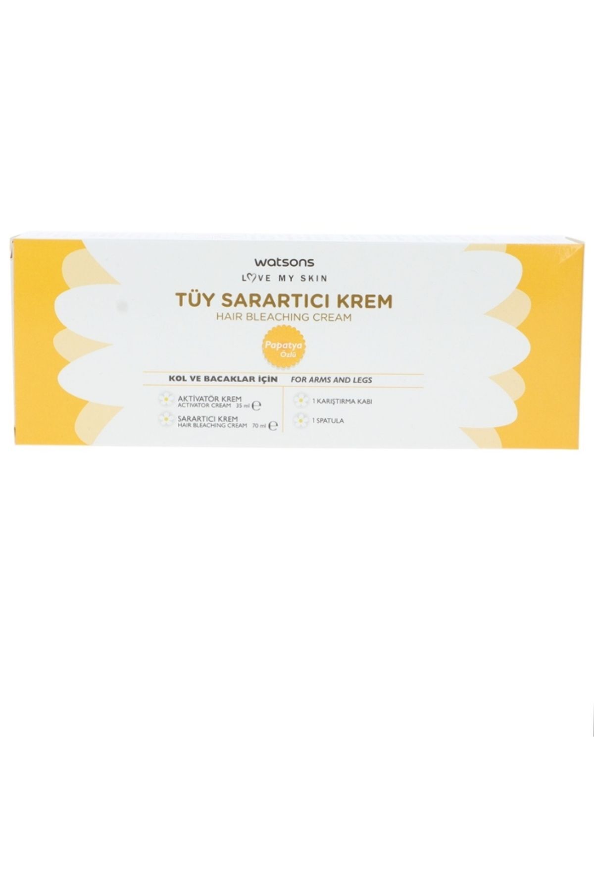 Tüy sarartici krem — tuysarartici