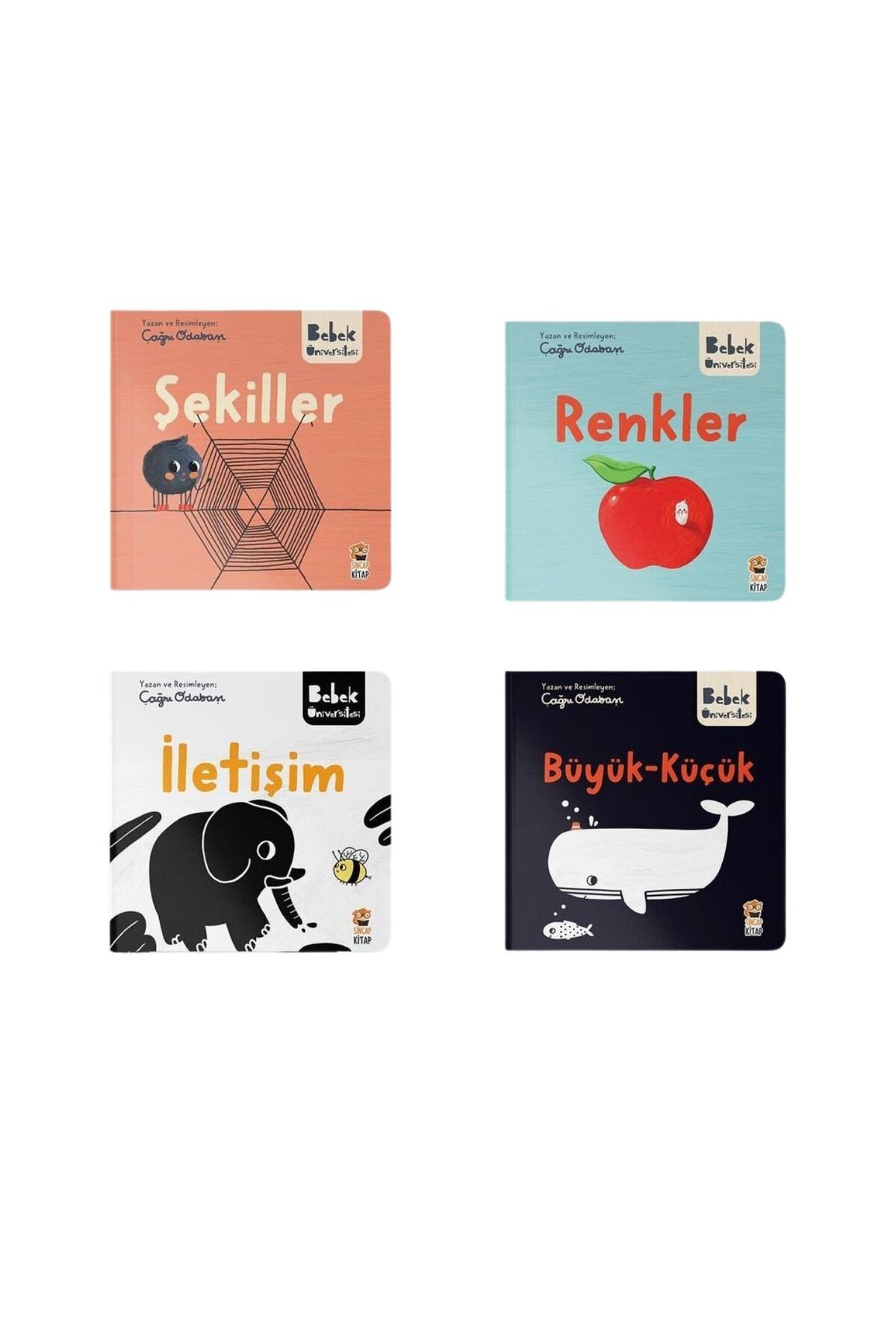 Sincap Kitap Bebek Üniversitesi Hikayeli İlk Kavramlarım Set (Büyük-Küçük-Renkler-Şekiller-İletişim) fotoğrafı 6 (önizleme)