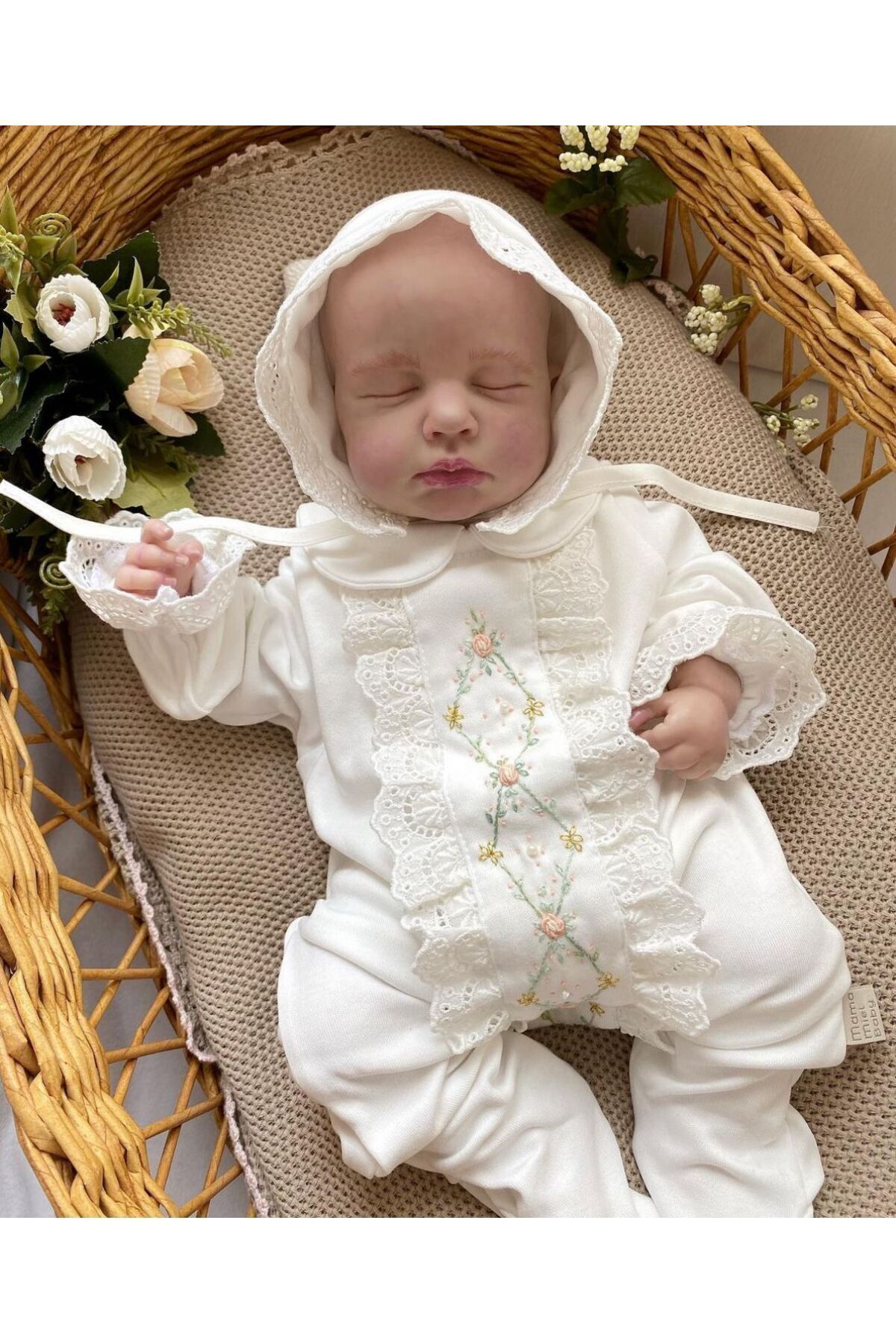 ست نوزادی دخترانه اکرو Mama Miel Baby | MMBBKLV270103 اورجینال - تصویر 3