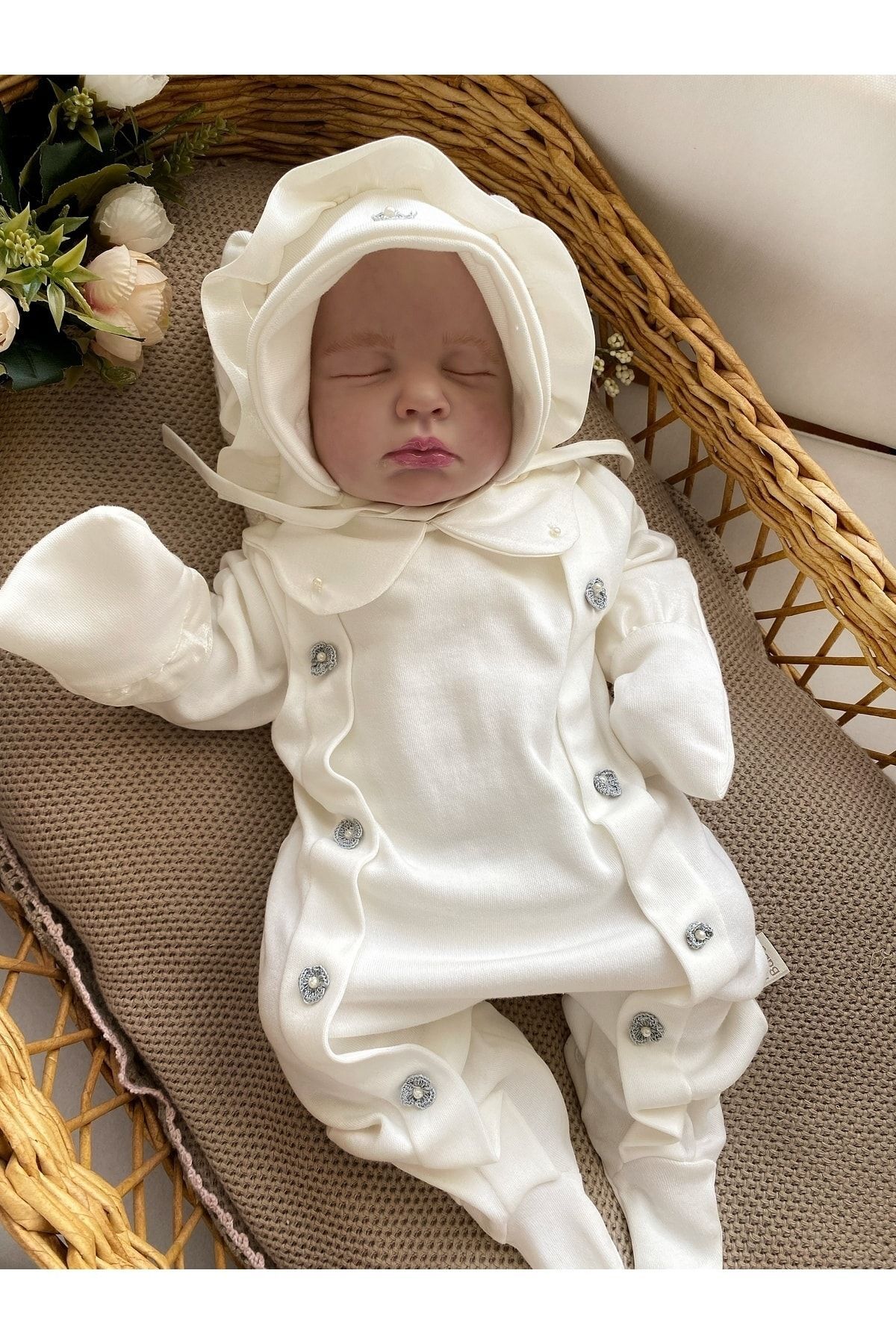 ست نوزادی دخترانه اکرو Mama Miel Baby | MMBGIC270103 اورجینال - تصویر 2