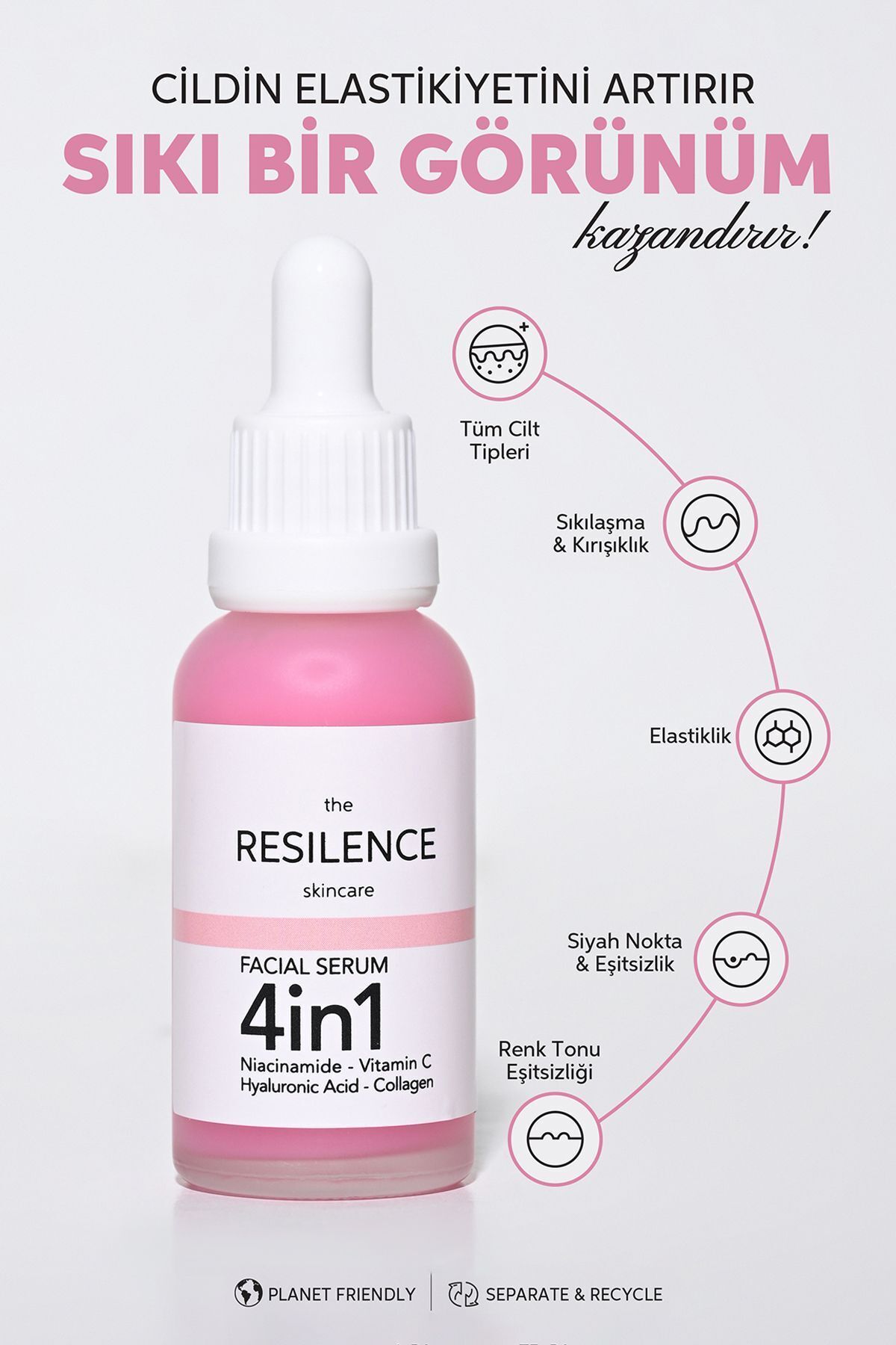 4in1 Mucizevi Serum Yoğun Nemlendirici Anti Aging Onarıcı 30 Ml — RS 0401 — تصویر 2 از 8