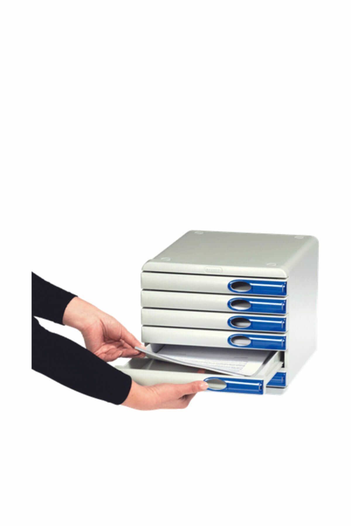 Leitz-Allura 6 Gray Drawers Document Shelf 5208 3