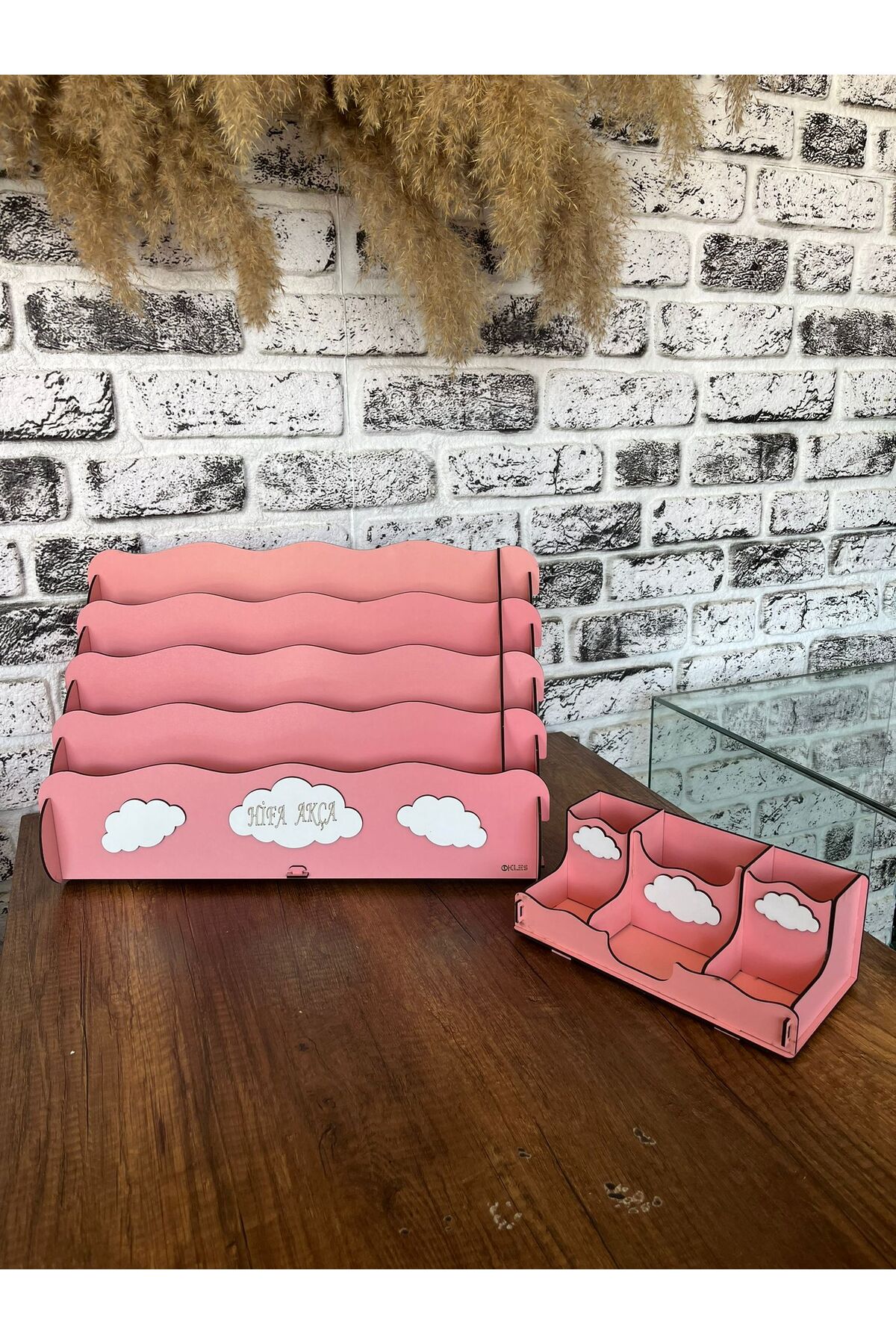 KLES kalemlikli çocuk kitaplığı çocuk odası dekorasyonu eğitici çocuk kitaplığı fotoğrafı 6 (önizleme)