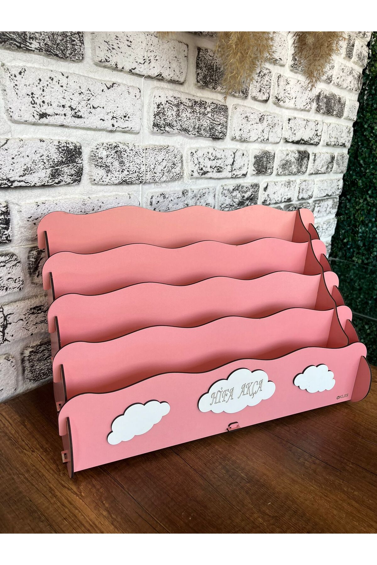 KLES kalemlikli çocuk kitaplığı çocuk odası dekorasyonu eğitici çocuk kitaplığı fotoğrafı 7 (önizleme)