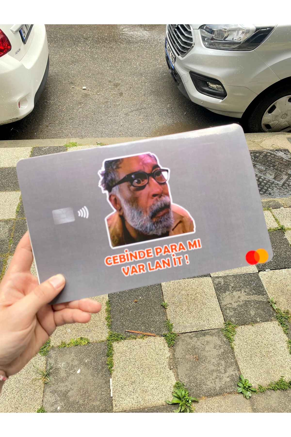 Ludios Prof. Dr. Abuzer Kömürcü Büyük Boy Dev Kredi Banka Kartı Kılıfı (18X29)