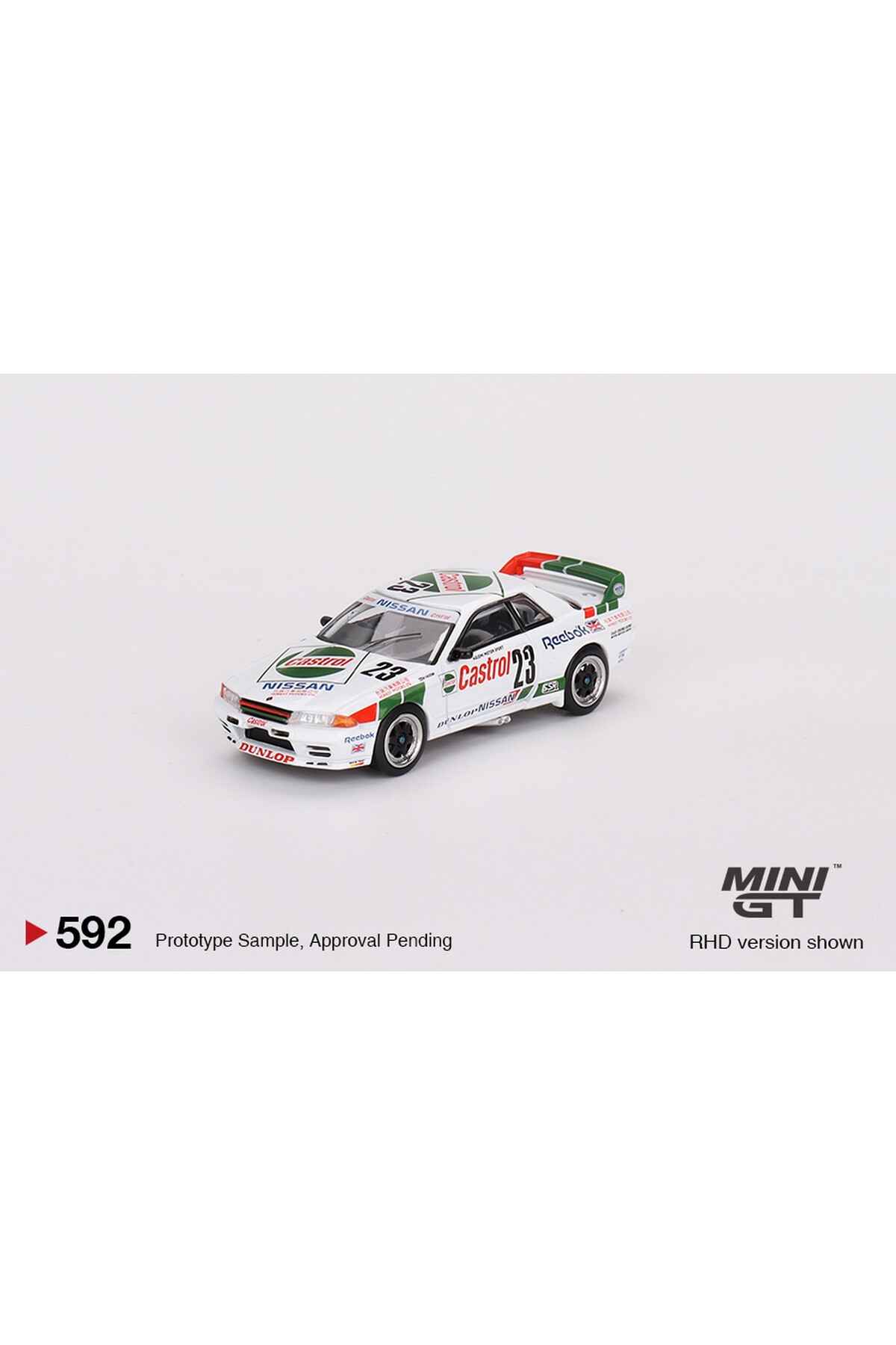 mini gt Nissan Skyline GT-R (R32) 1/64 Ölçek Mini GT Diecast Metal