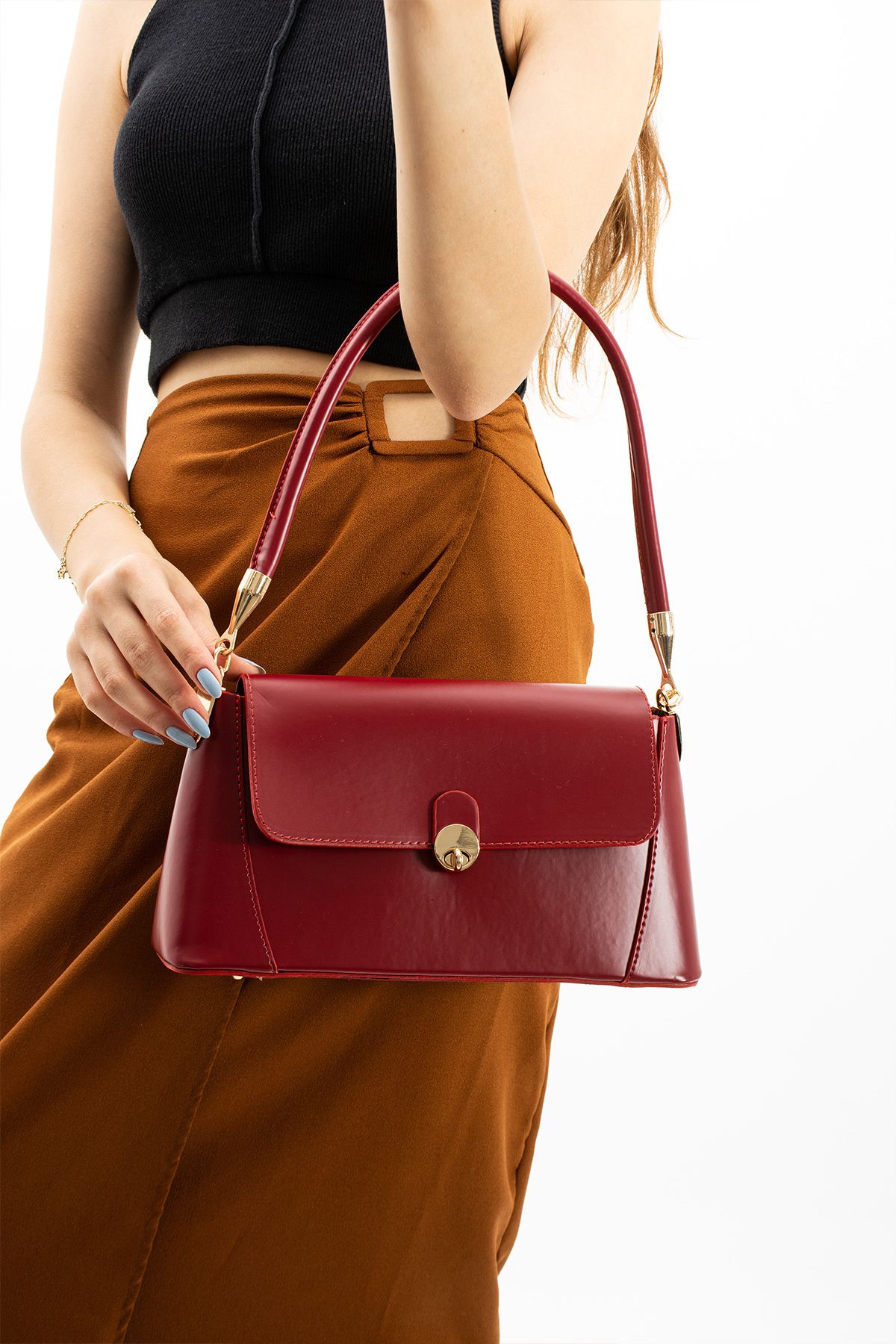 ESTUTE Caryle Women s Baguette Bag Trendyol
