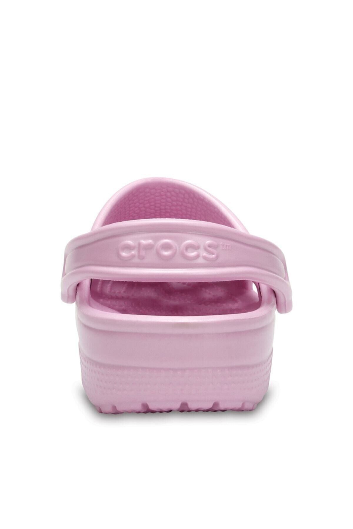 Crocs-Pink Mules For kids 4