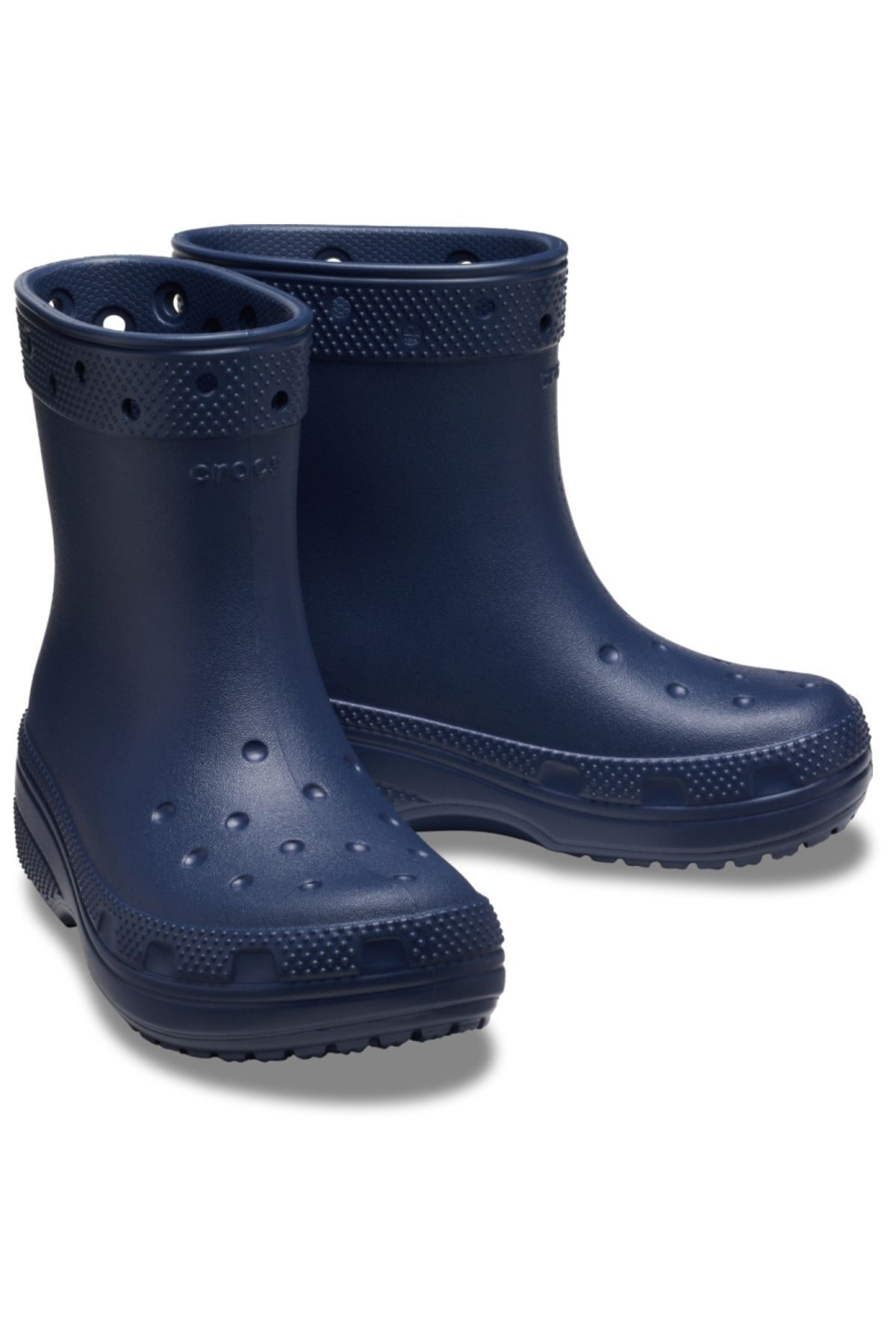 چکمه و بوت آبی دخترانه پسرانه بچگانه کلاسیک مدل K Navy Kids Rain Boots 208544 410 سرمه ای Crocs